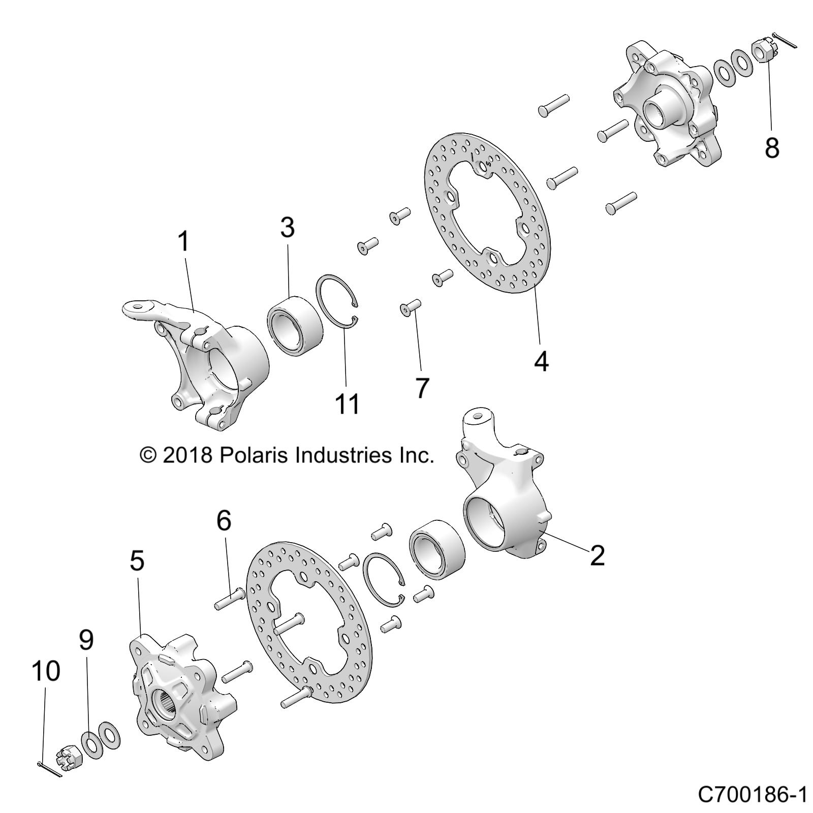 SUSPENSION, FRONT CARRIER - Z20CHA57A2/E57AM (C700186-1)