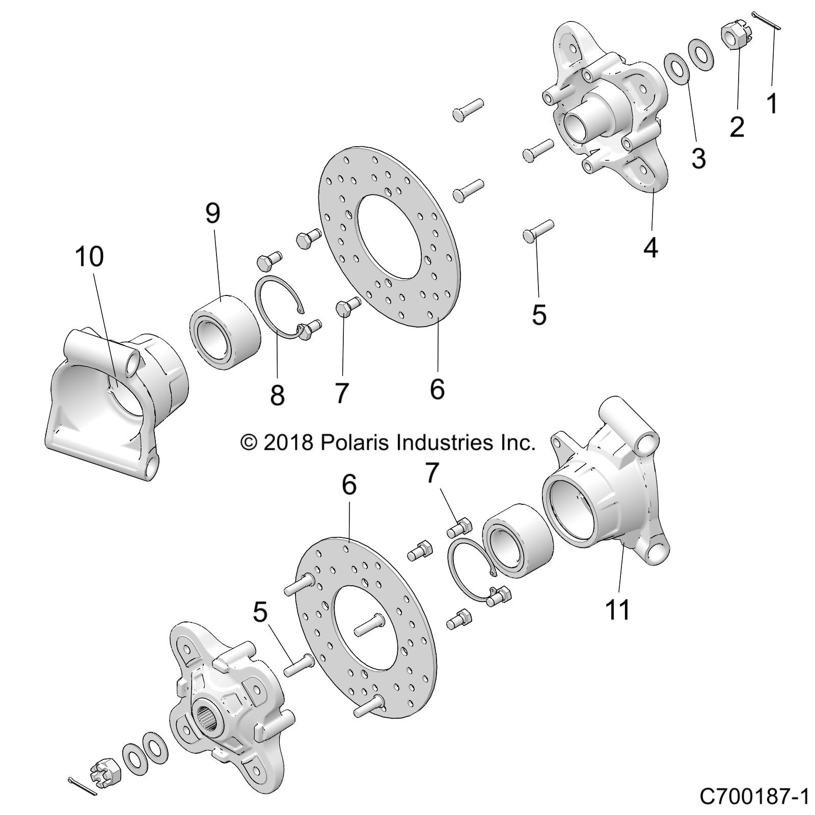 SUSPENSION, REAR CARRIER - Z21CHA57A2/K2/E57AK (C700187-1)