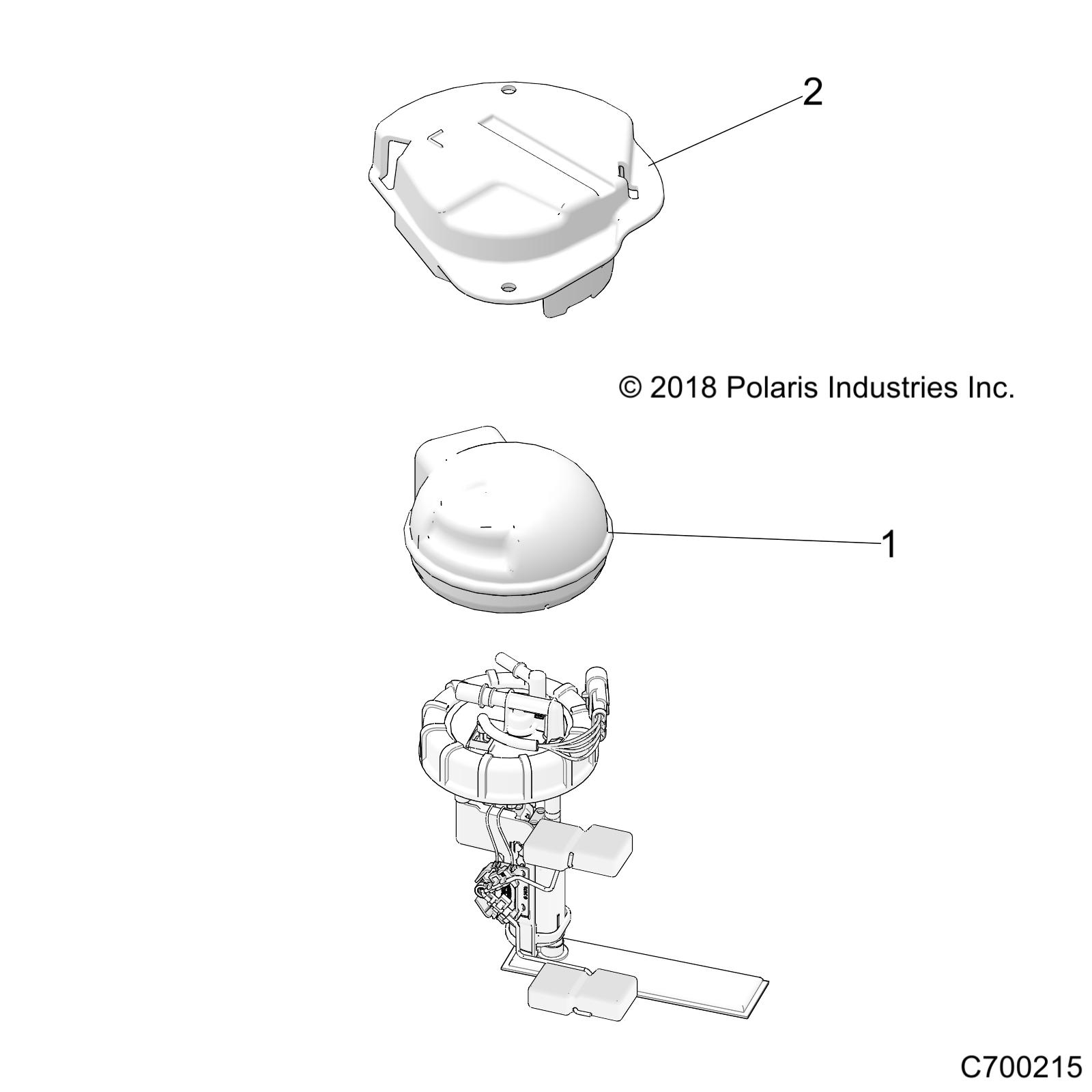 BODY, FUEL PFA COVER - Z18VAS87CM (C700215)