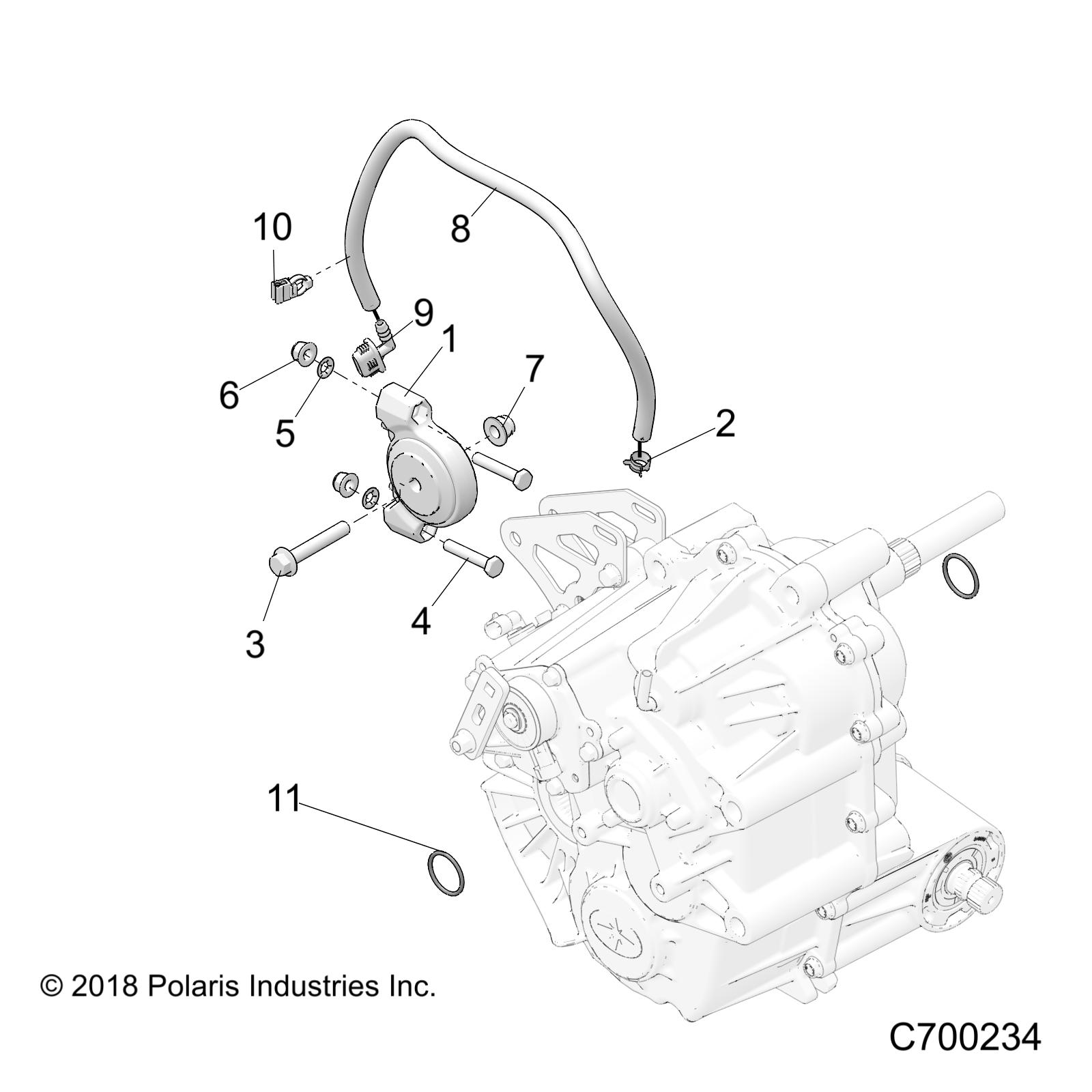 DRIVE TRAIN, MAIN GEARCASE MOUNTING - R20RSF99AV/BV (C700234)