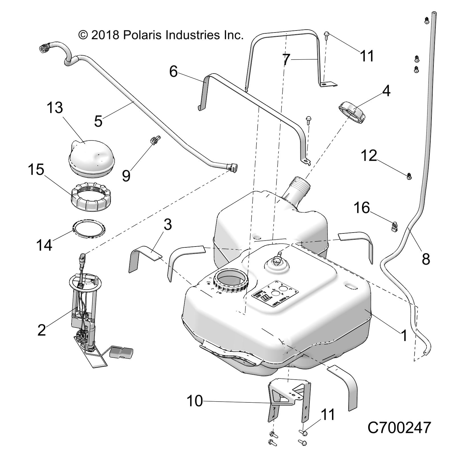 BODY, FUEL TANK - R19RSM99AL (C700247)