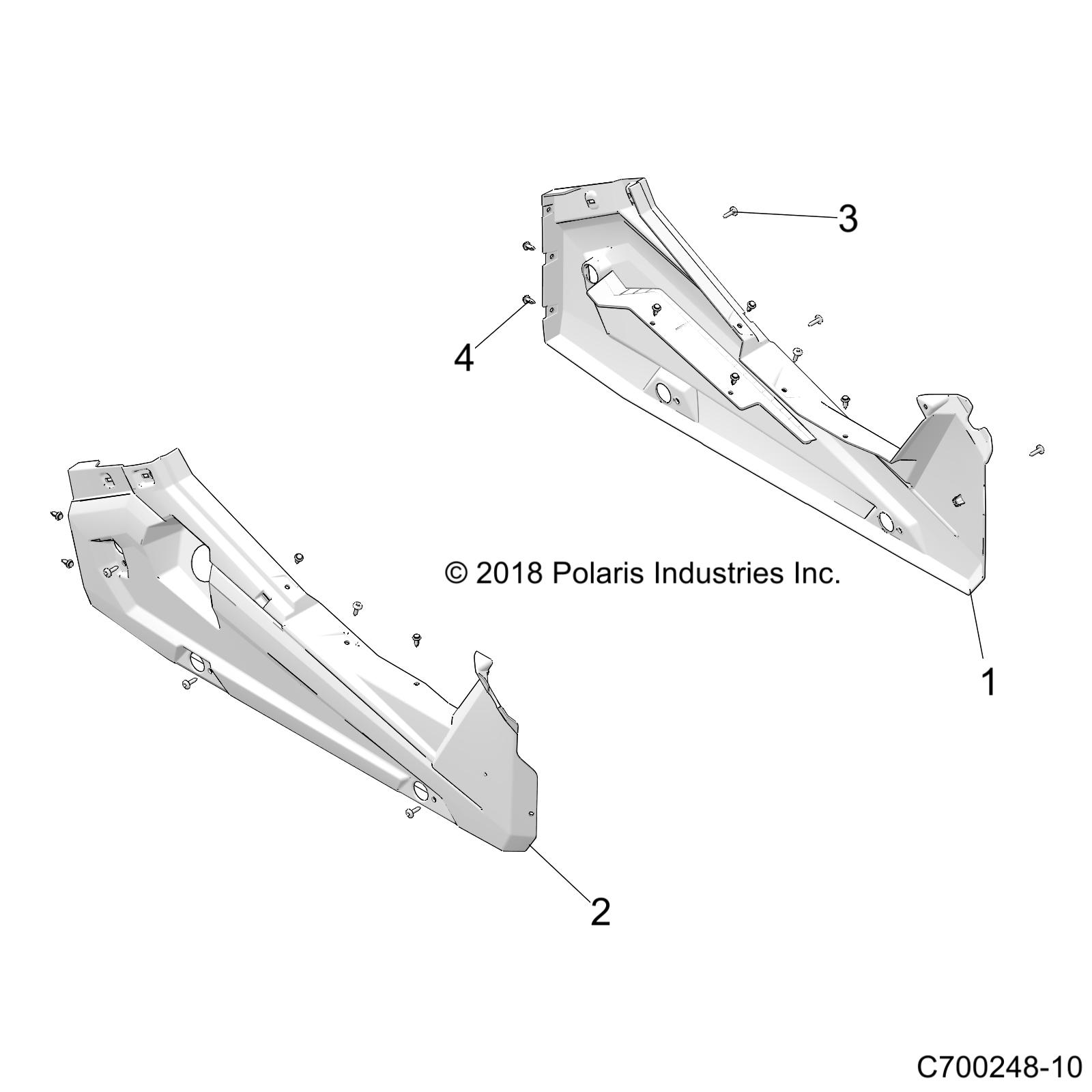 BODY, ROCKER PANELS - Z24NEF99AR/AM/BR/BM (C700248-10)