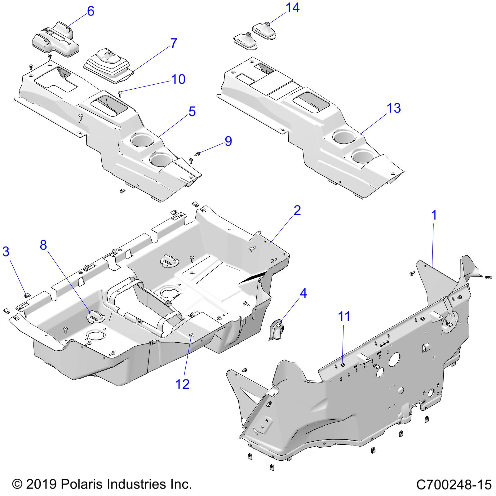 BODY, FLOOR - Z21NAE99FG/E99NG/S99CG/S99FG (C700248-15)