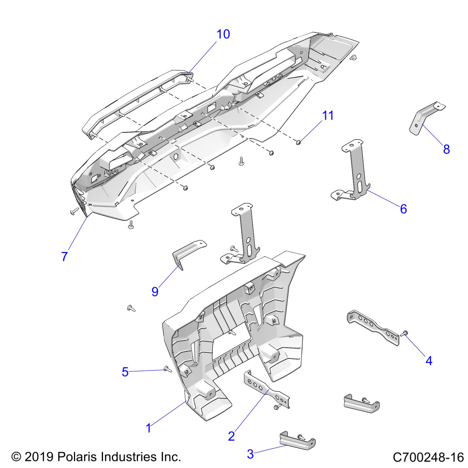 BODY, REAR BUMPER - Z22NAE99FK/NK (C700248-6)