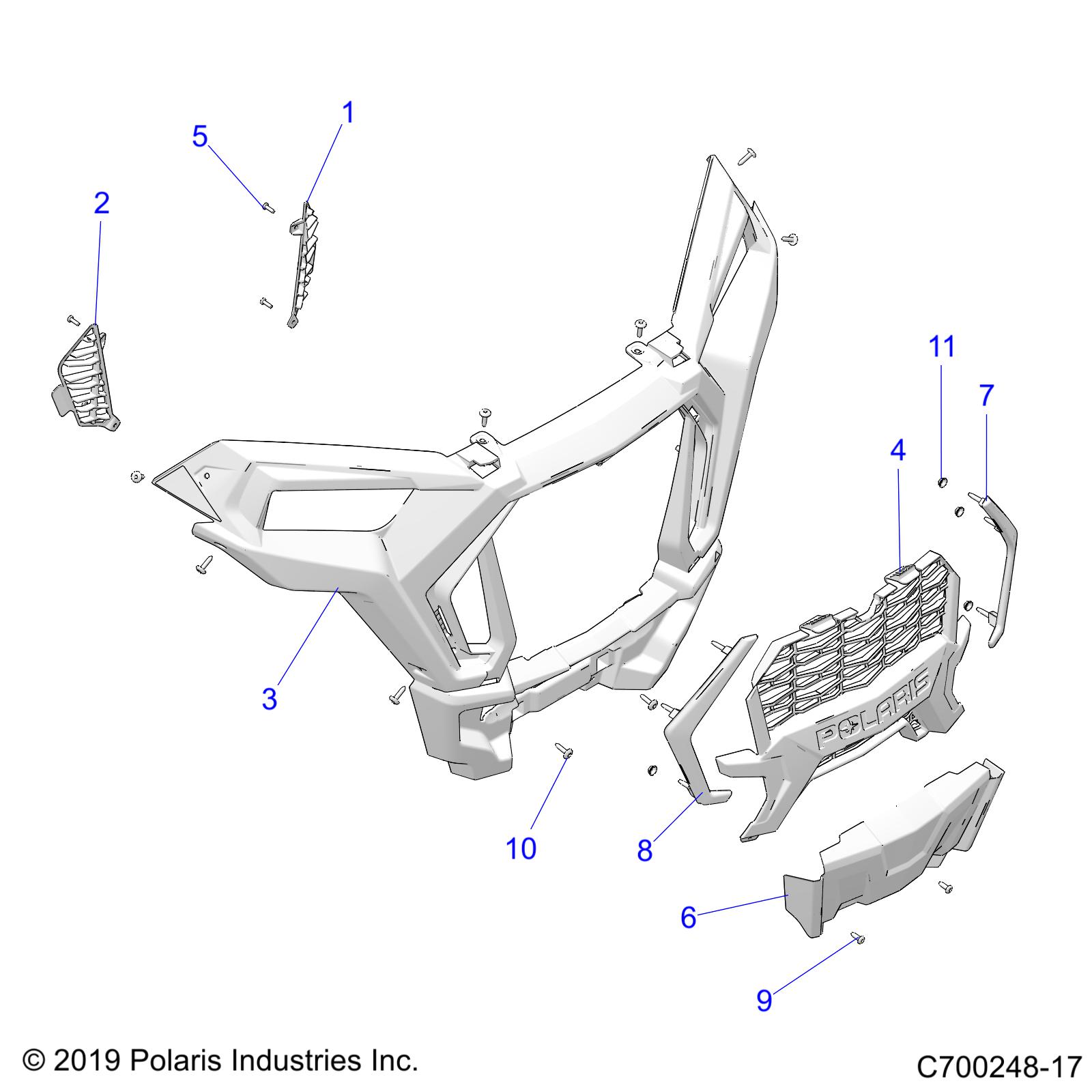 BODY, FRONT BUMPER - Z23NAE99A/99B (C700248-17)