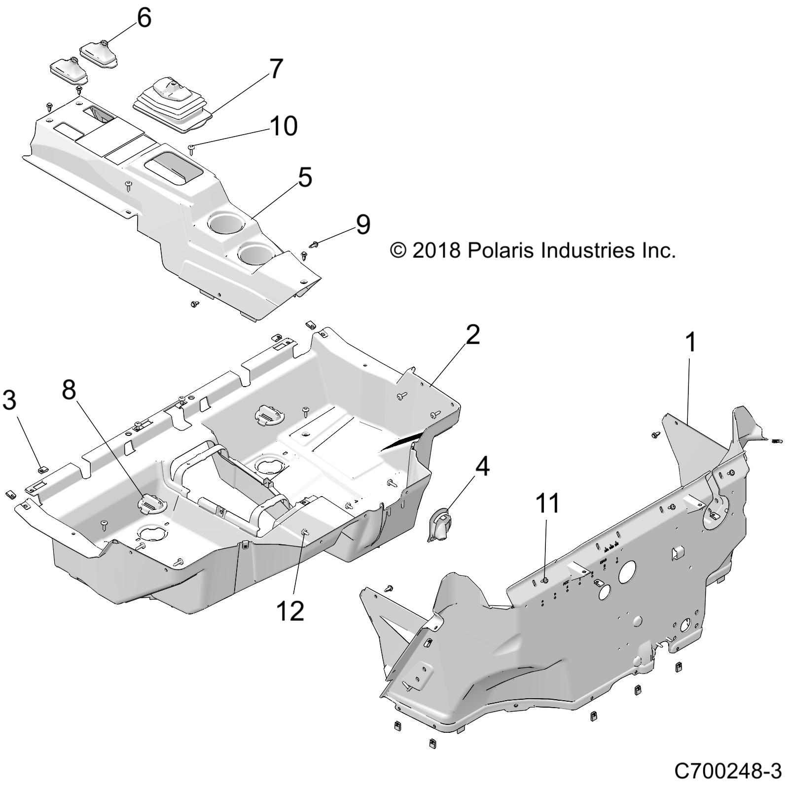 BODY, FLOOR - Z22NAS99CK/FK (C700248-3)