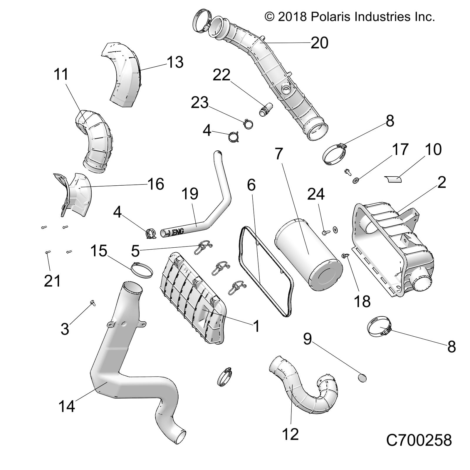 ENGINE, AIR INTAKE SYSTEM - R19RSM99AL (C700258)