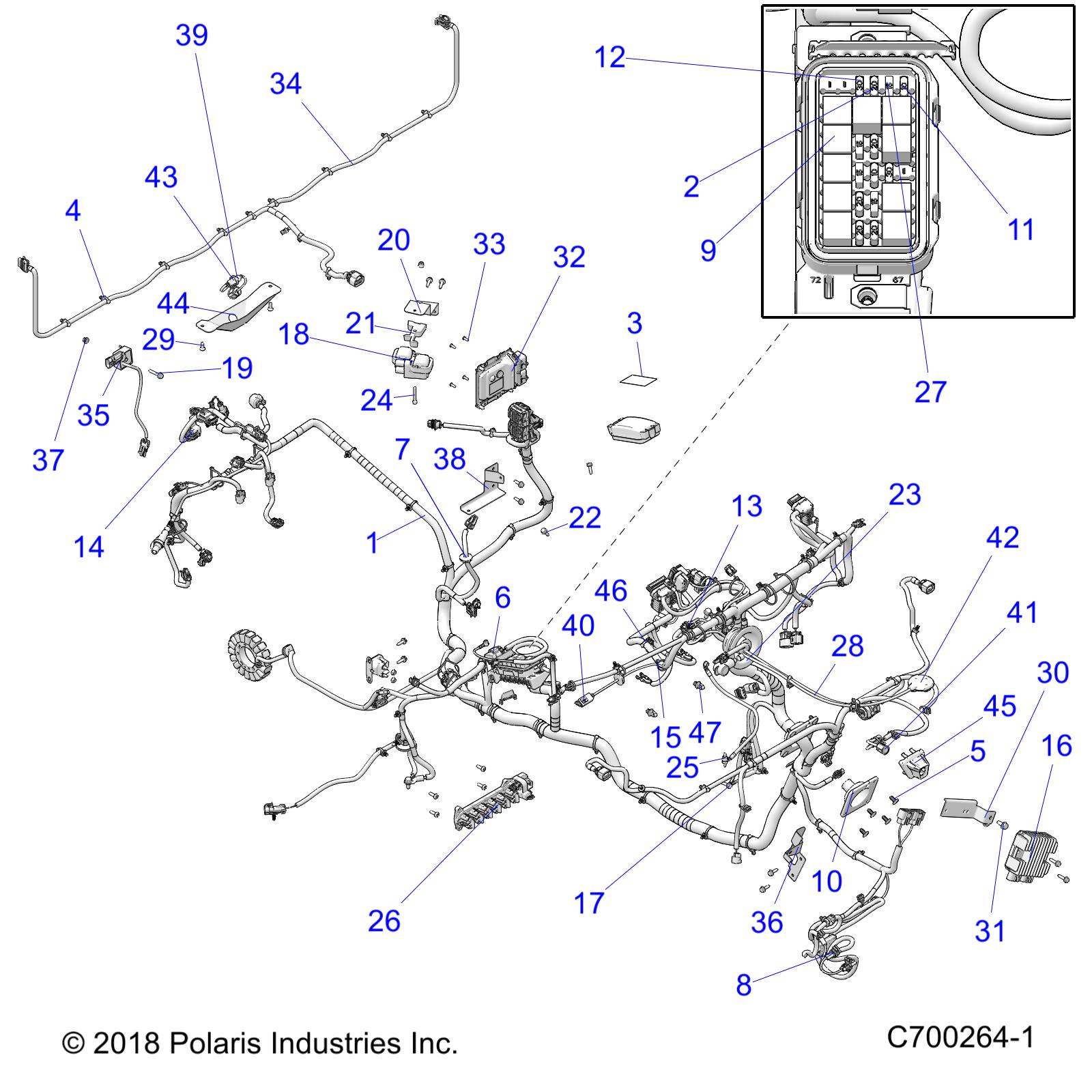 ELECTRICAL, WIRE HARNESS - R19RRK99A9/AD/AJ/AP/B9/BD/BJ/BP (C700264-1)