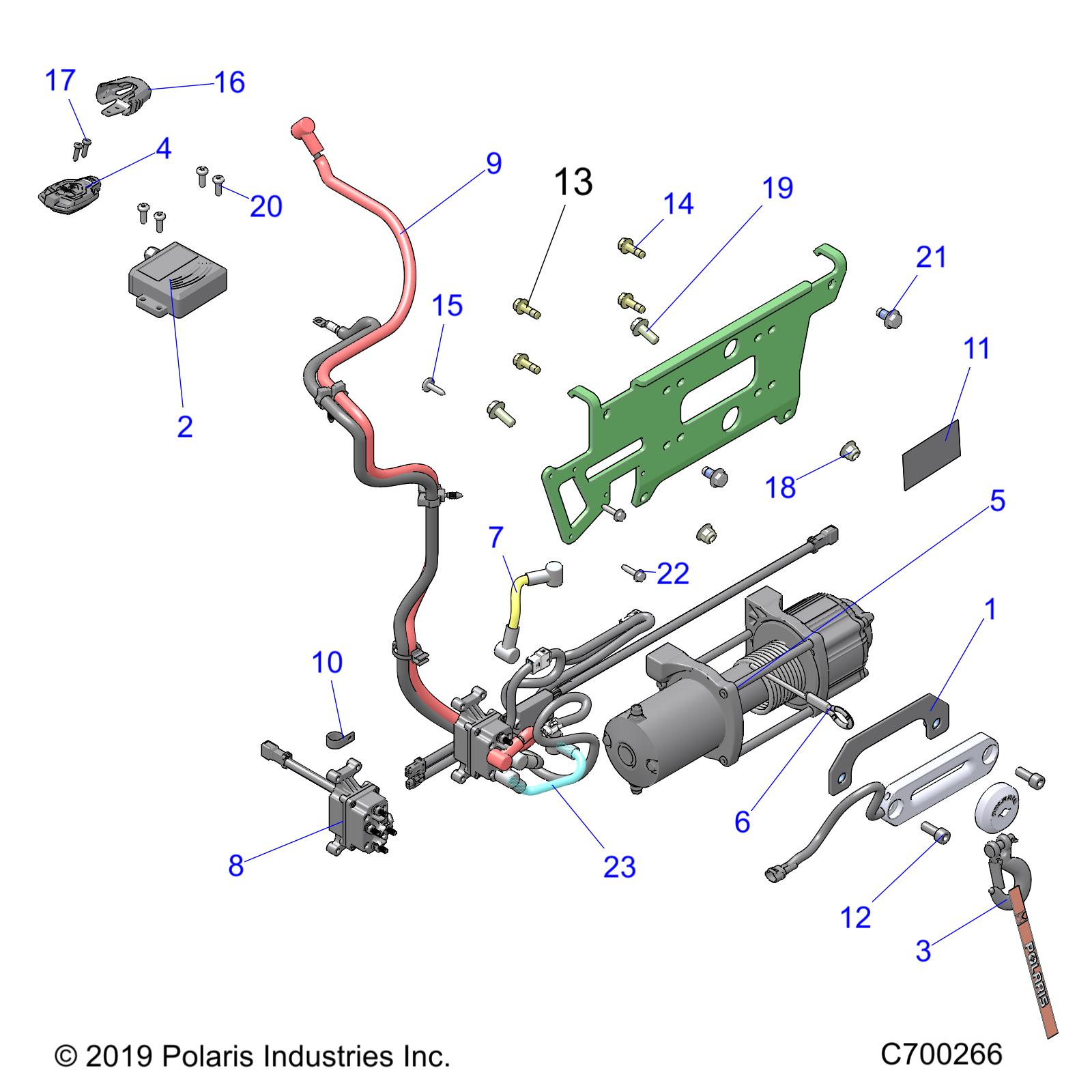 ACCESSORY, WINCH - R19RRW99A9/AD/AJ/AP/B9/BD/BJ/BP (C700266)