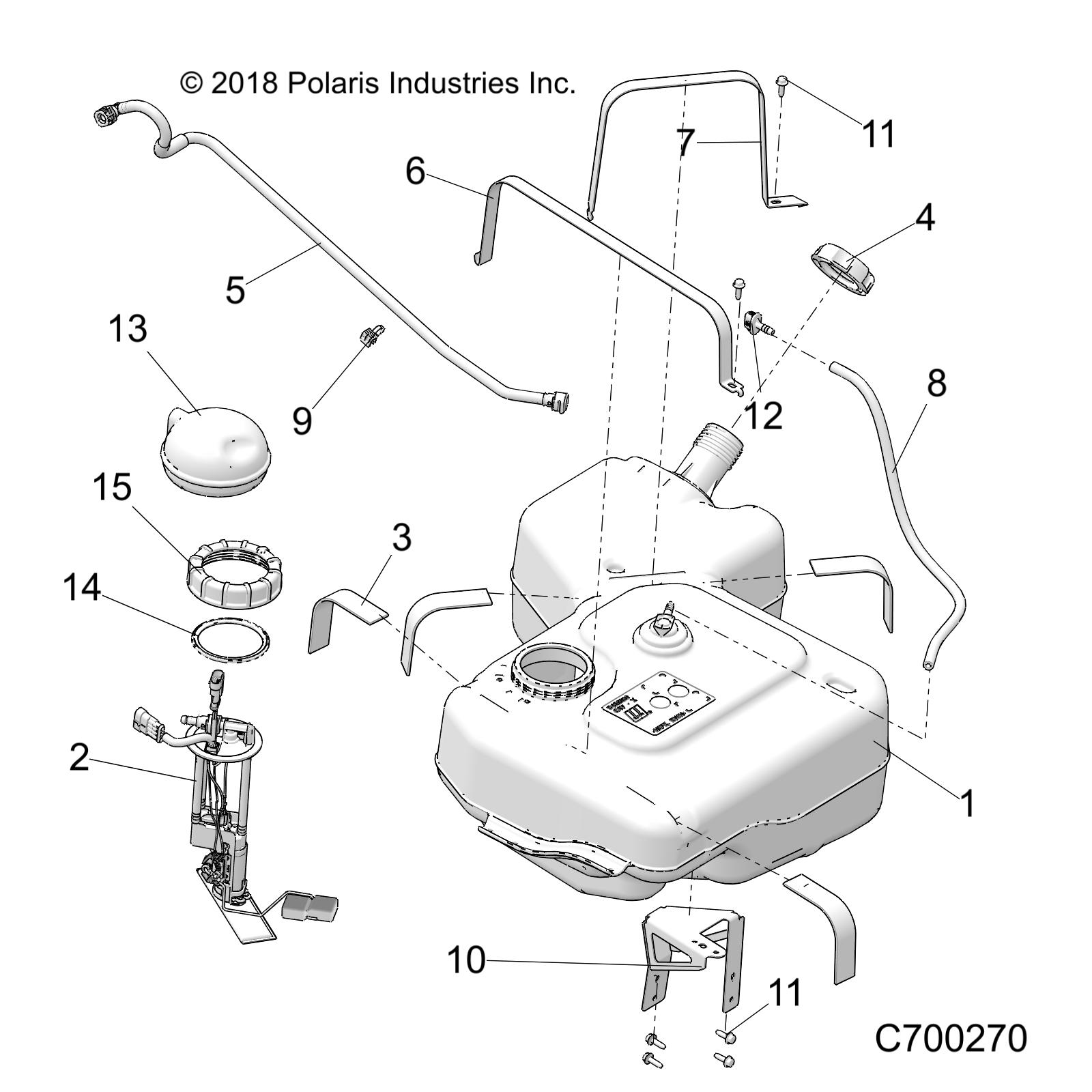 BODY, FUEL TANK - R19RRU99A/B (C700270)