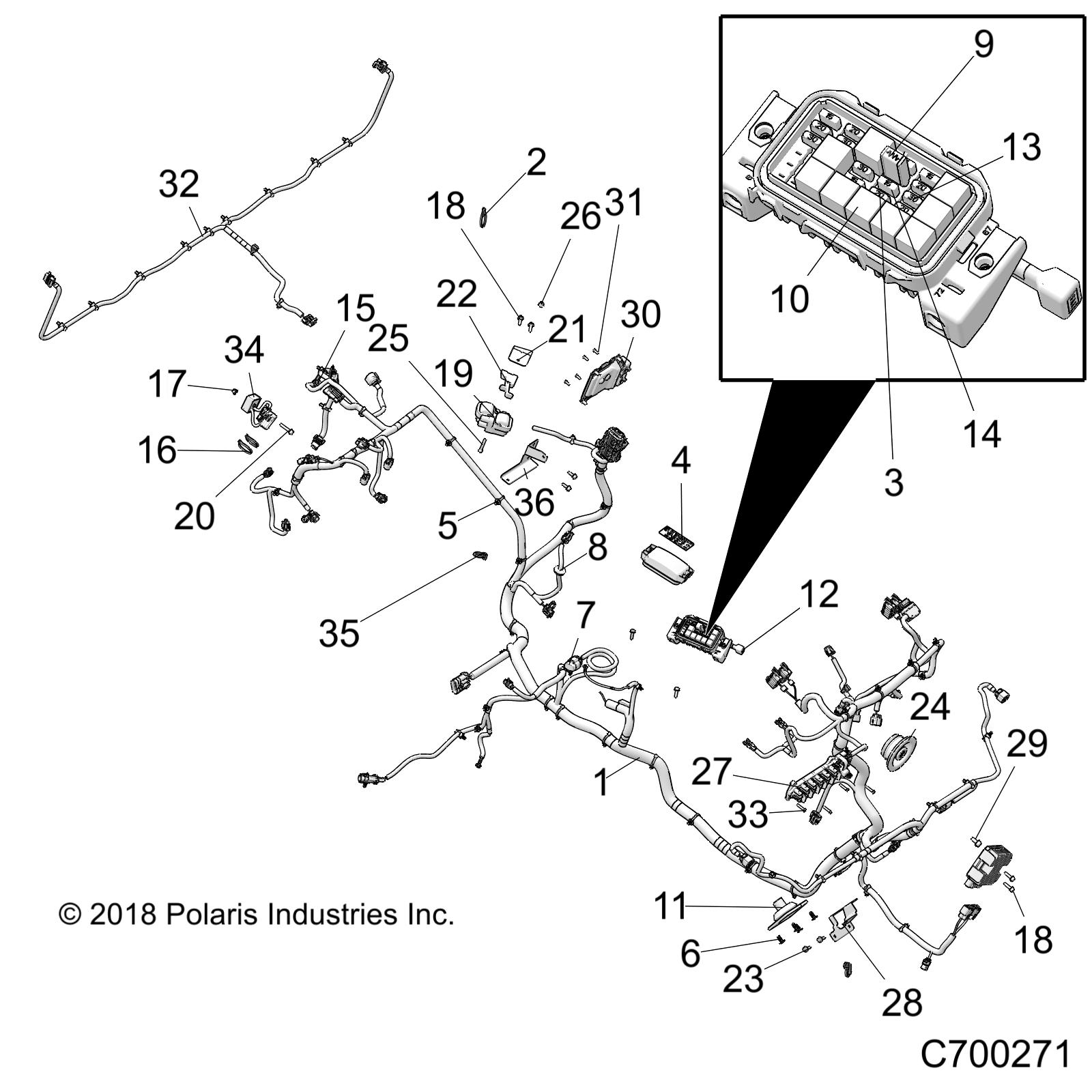 ELECTRICAL, WIRE HARNESS - R20RRX99A9/AA/AF/AP/AX/B9/BA/BF/BP/BX (C700271)