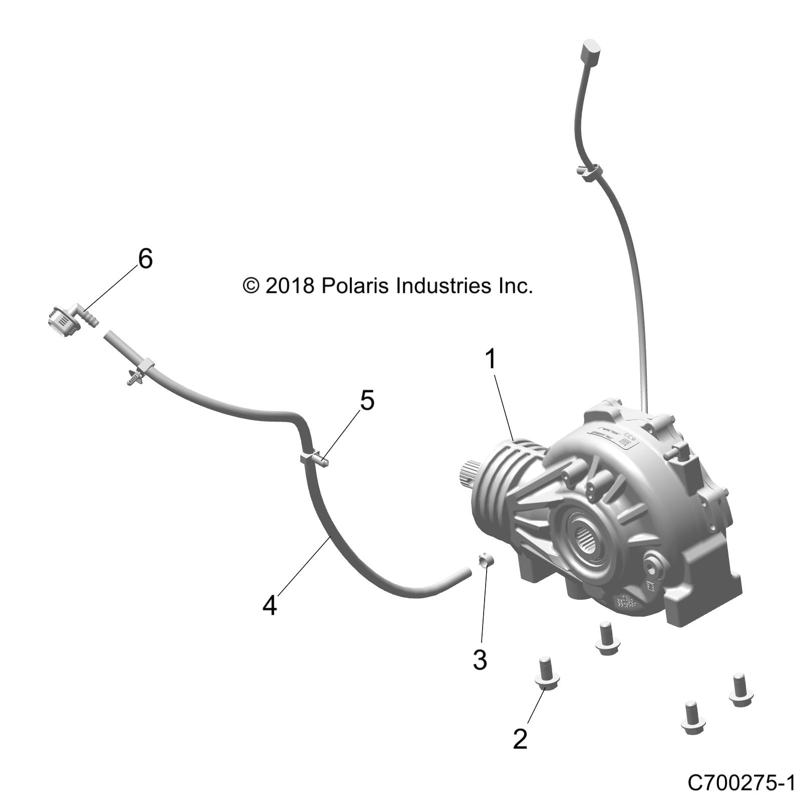 DRIVE TRAIN, FRONT GEARCASE MOUNTING - Z20NAE99AC/AL/AN/BC/BL/BN/LL/K99AF/AK/BF/BK/M99AL (C700275-1)