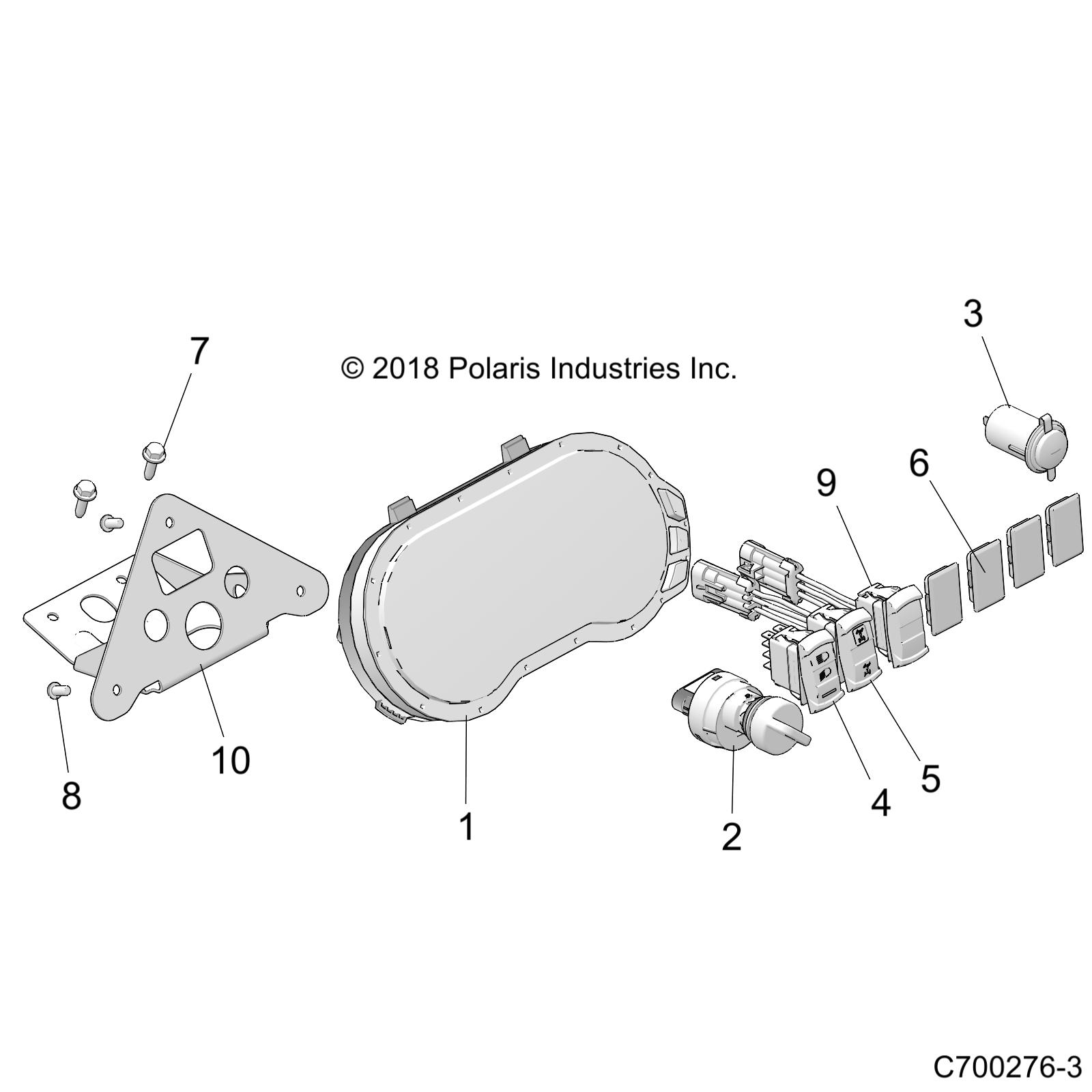 ELECTRICAL, DASH INSTRUMENTS AND CONTROLS - Z22N4M99AR (C700276-3)