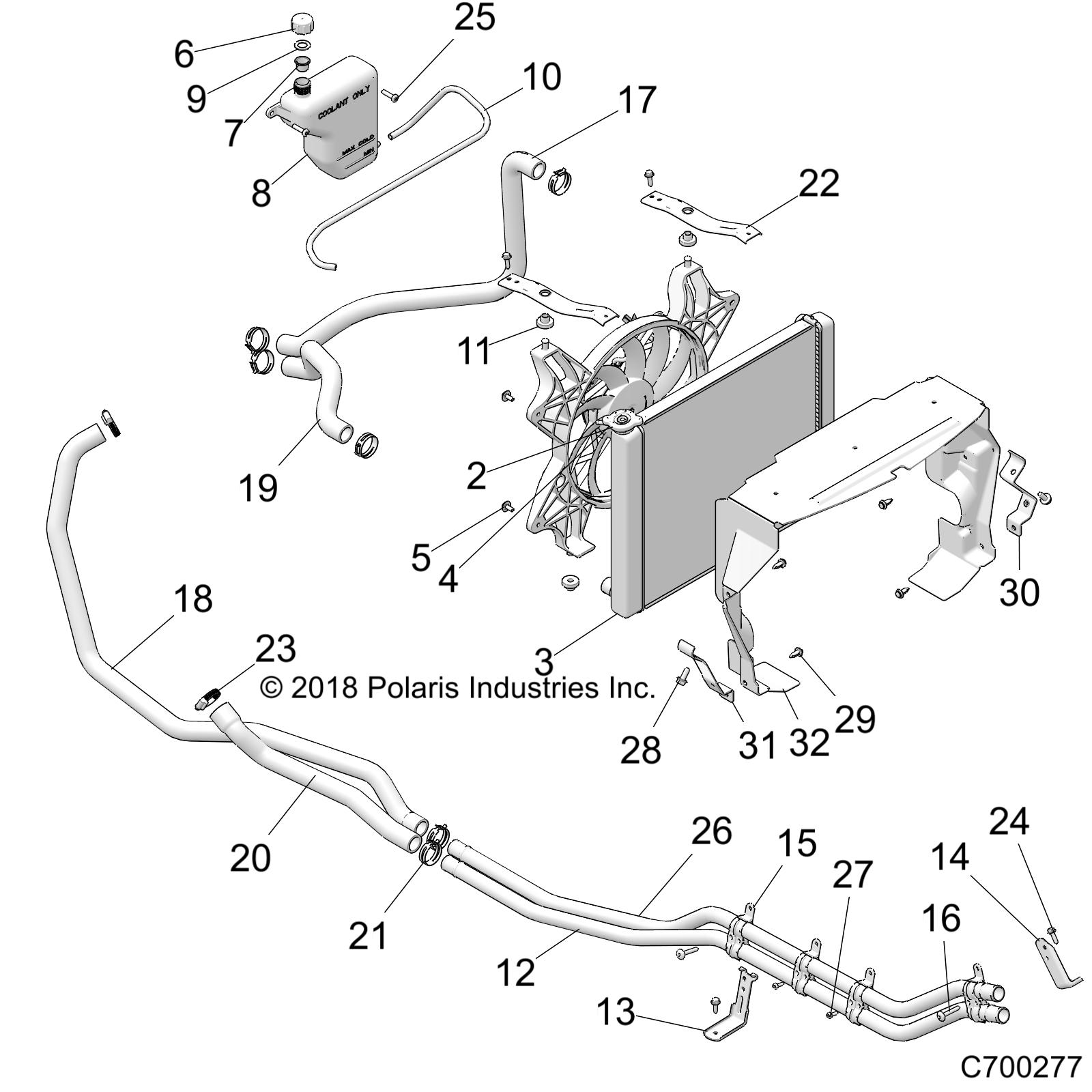 ENGINE, COOLING SYSTEM - Z22NAM99AR (C700277)