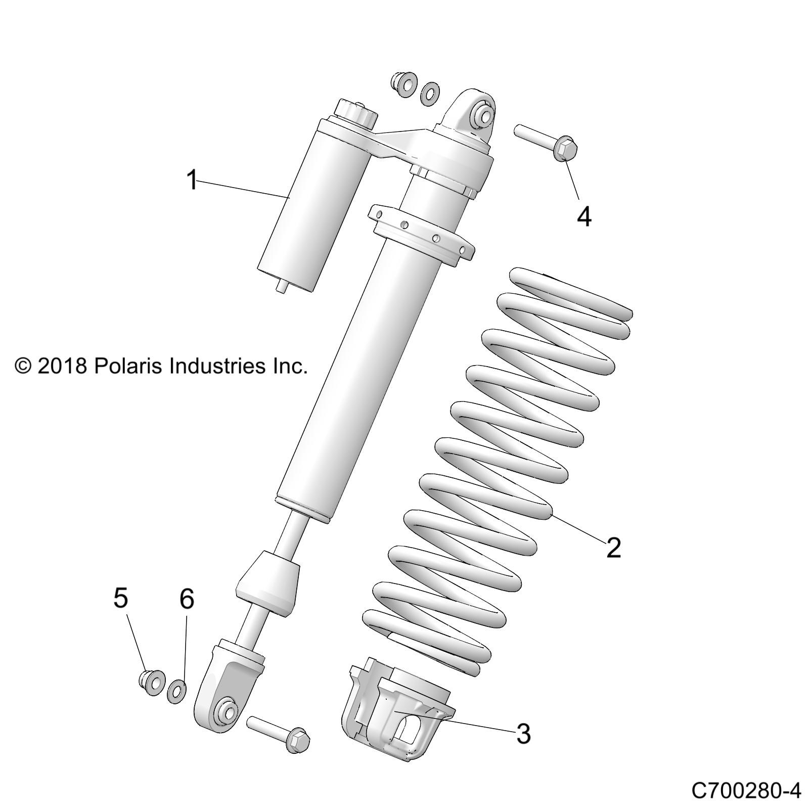 SUSPENSION, FRONT SHOCK MOUNTING - Z20NAR99AZ/BZ (C700280-4)