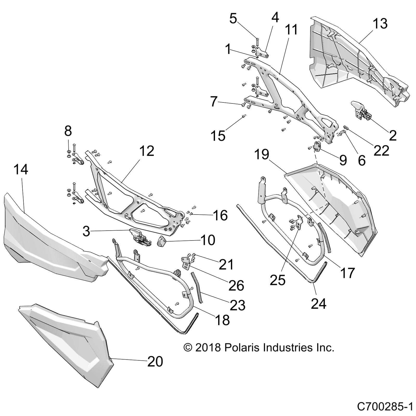 BODY, DOORS, FRONT - Z22N4E99NK (C700285-1)