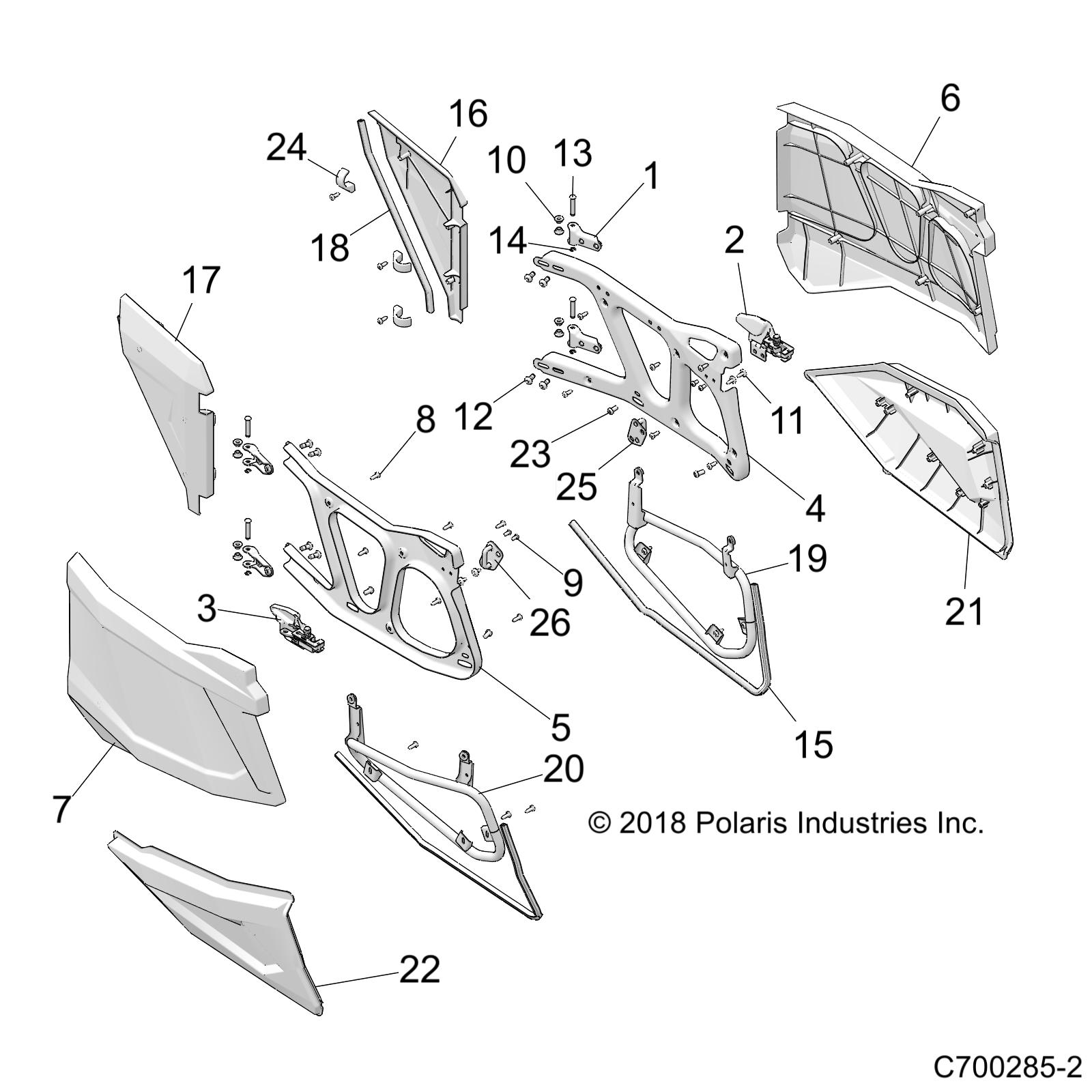 BODY, DOORS, REAR - Z21N4E99NG (C700285-2)