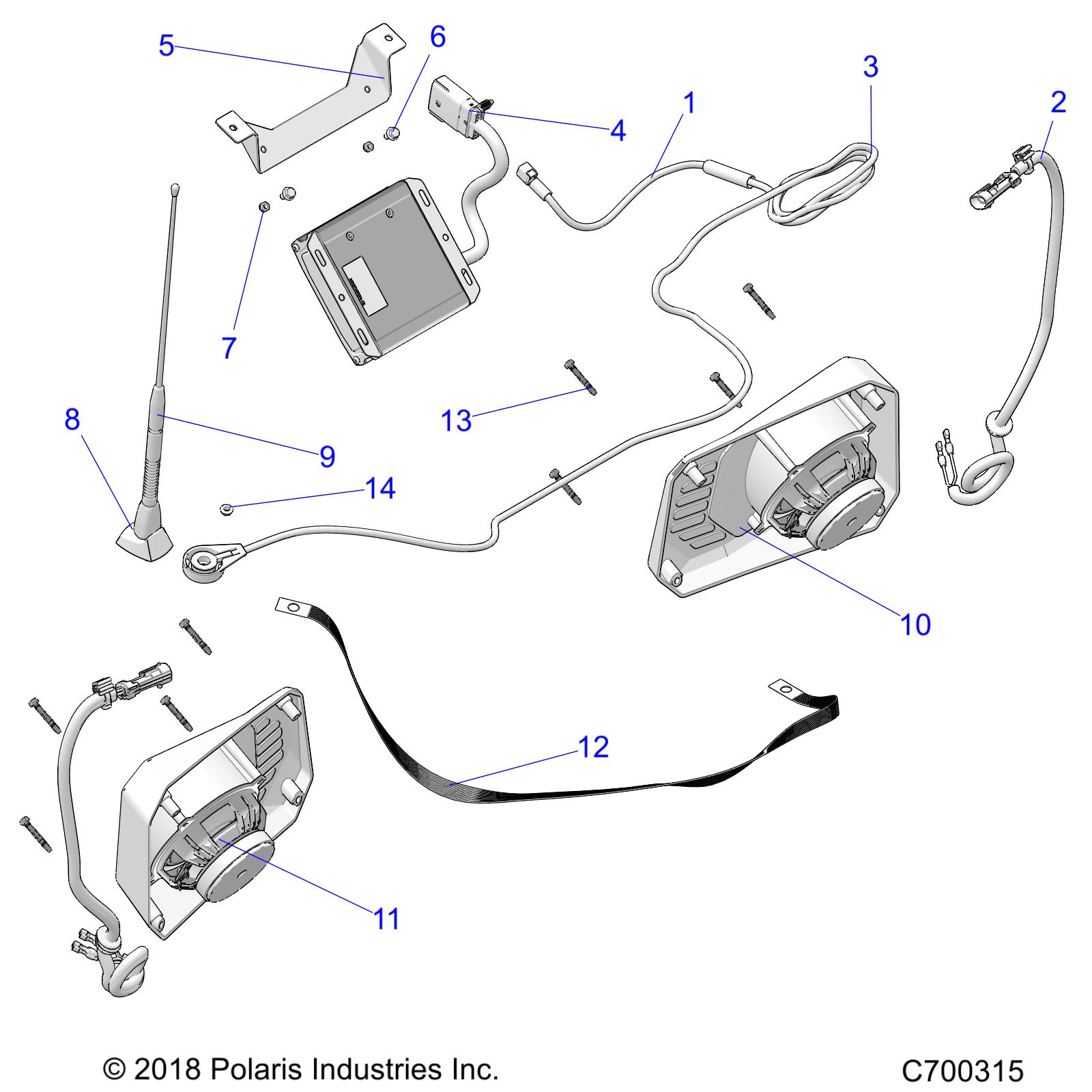 ELECTRICAL, AUDIO  - R19RRE99A/B (C700315)