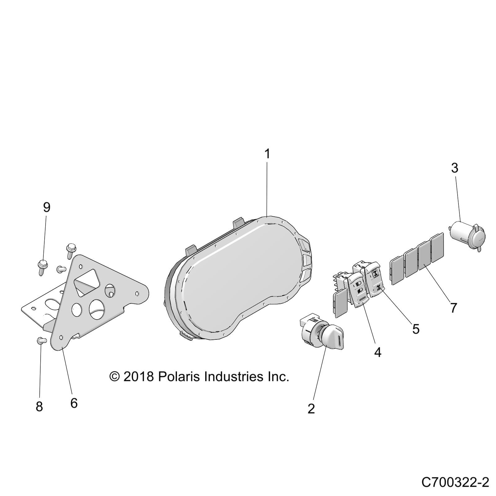 ELECTRICAL, DASH INSTRUMENTS AND CONTROLS - Z22NAE99AJ/AN/BJ/BN (C700322-2)