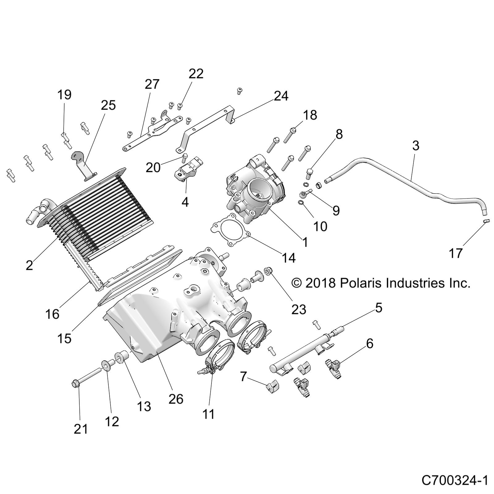 ENGINE, AIR INTAKE MANIFOLD - Z20PAL92BG/BP/G92AG/AP/LG (C700324-1)