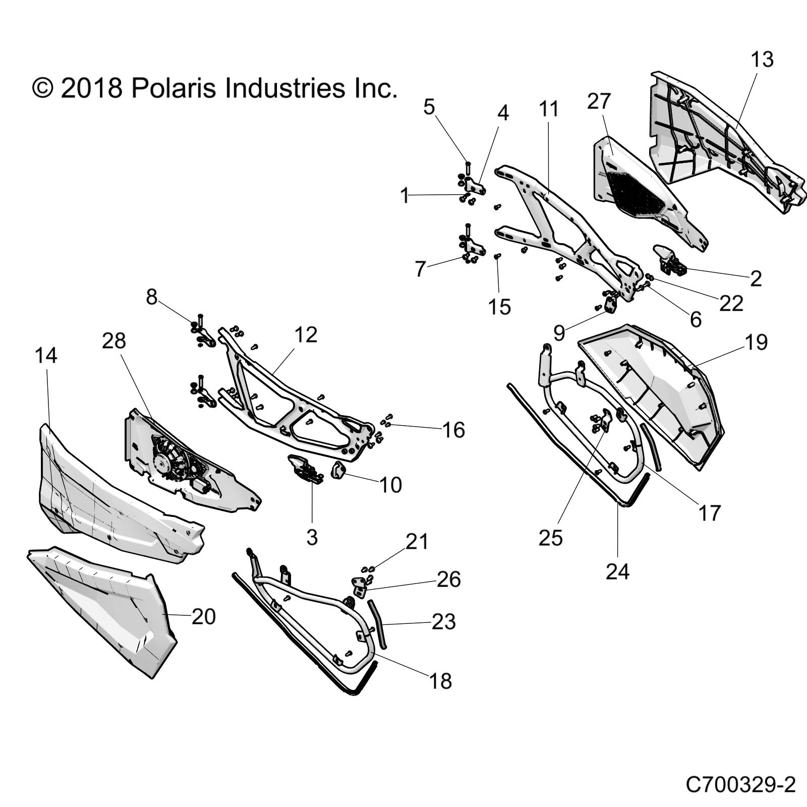 BODY, DOORS, FRONT - Z19VFK99LK (C700329-2)