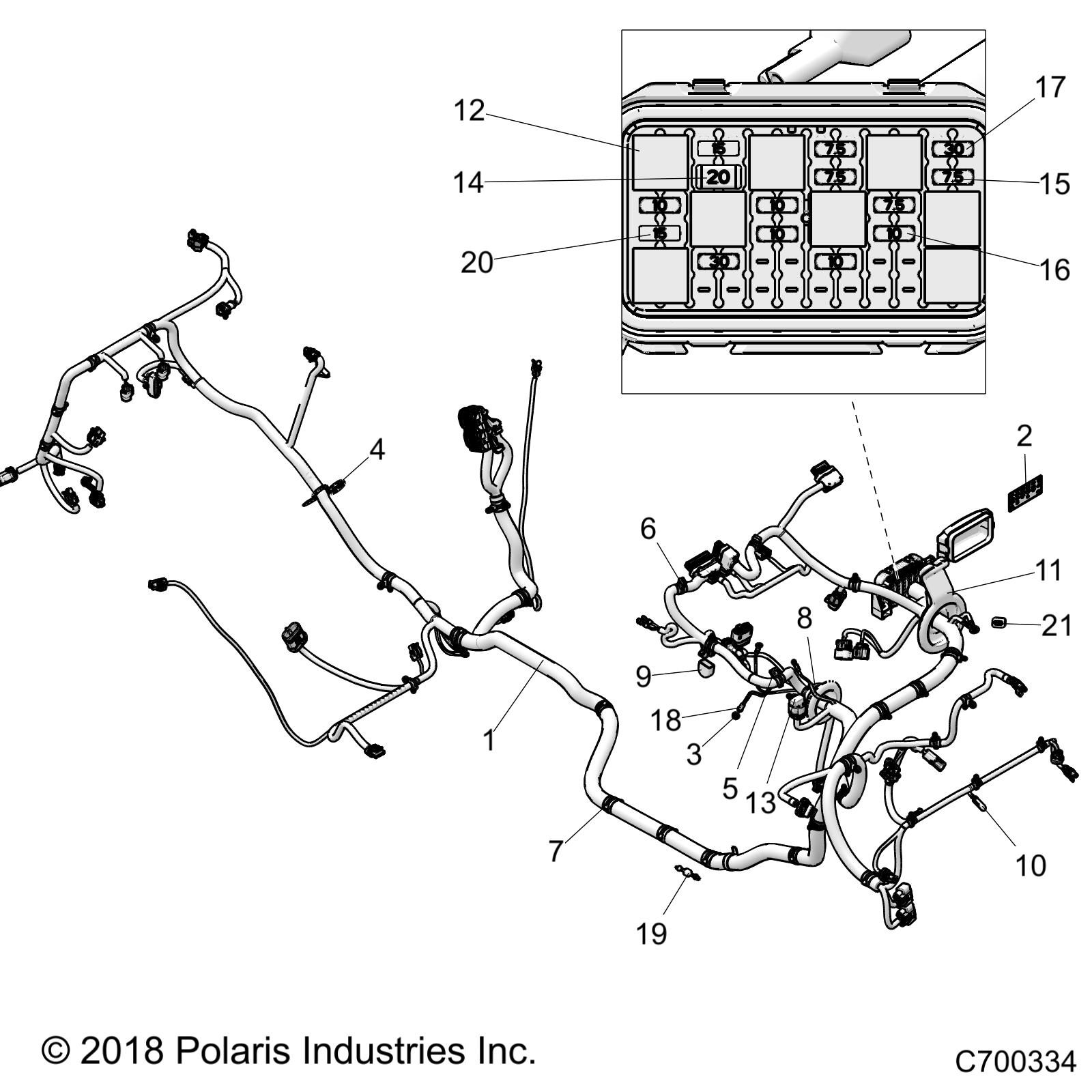 ELECTRICAL, WIRE HARNESS - Z20NAK99AF/AK/BF/BK (C700334)