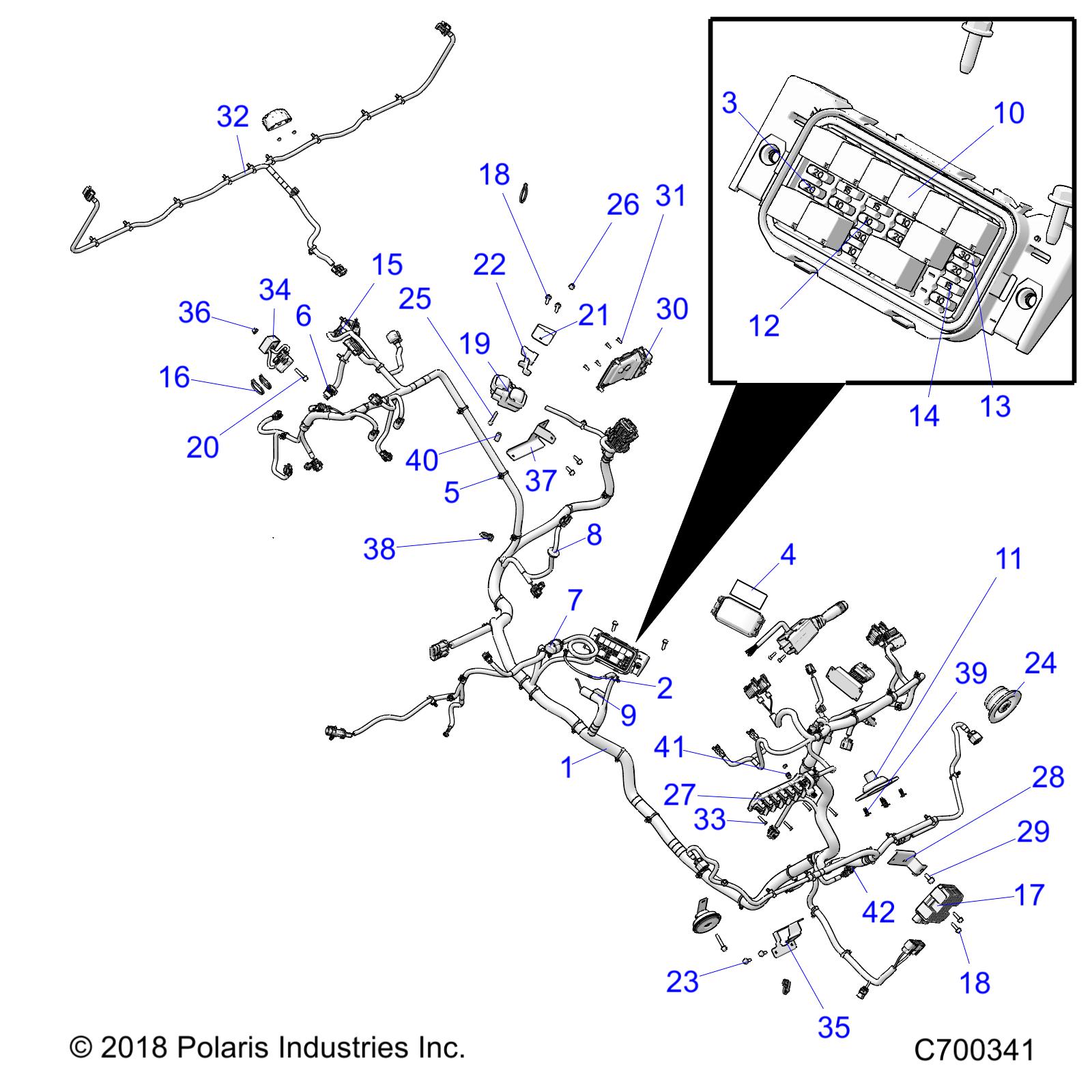 ELECTRICAL, WIRE HARNESS - R19RRE99F1/FC/SC1/SJ1/SCC/SFC/F1 (C700341)