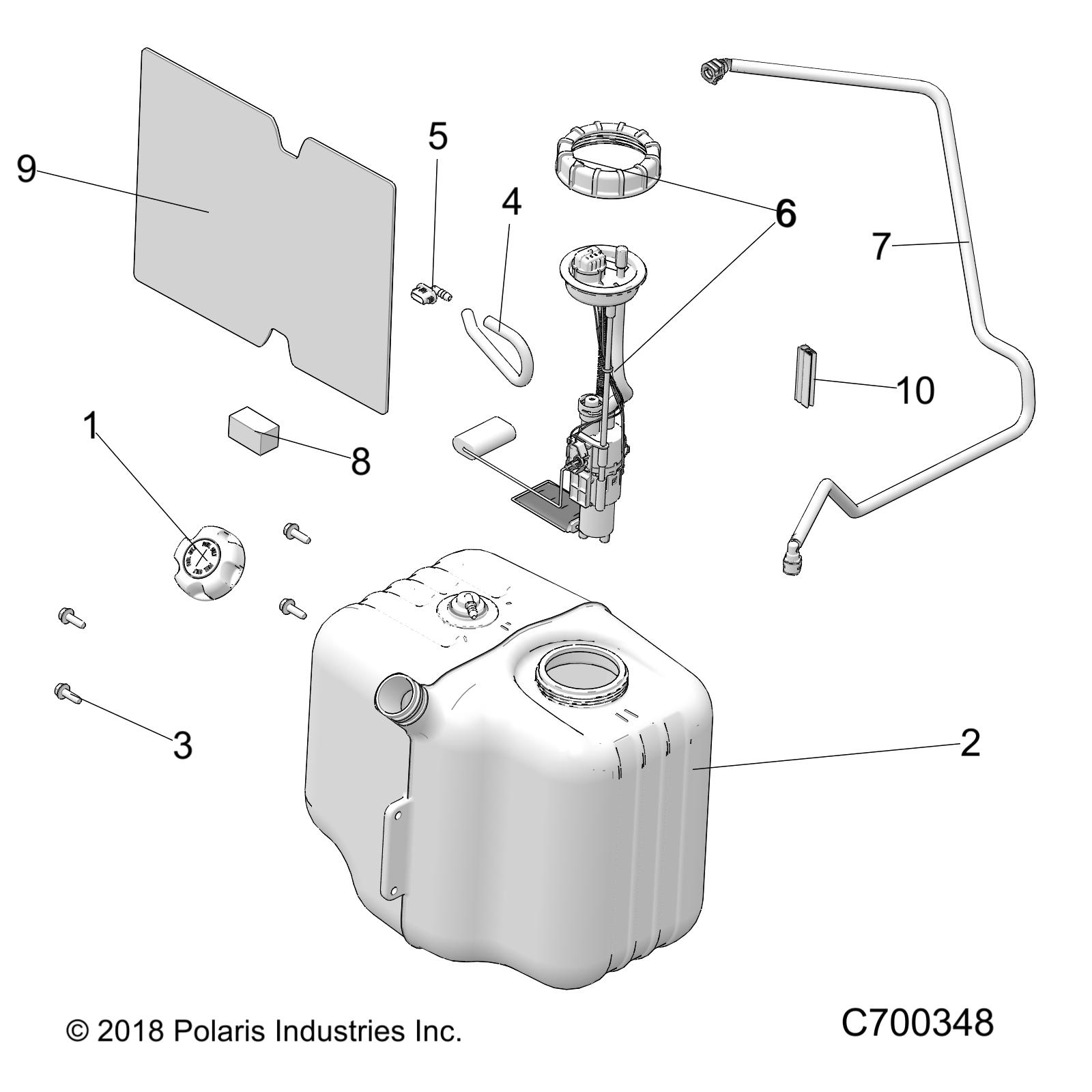 BODY, FUEL TANK ASM. - R19RDA57A1/B1 (C700348)