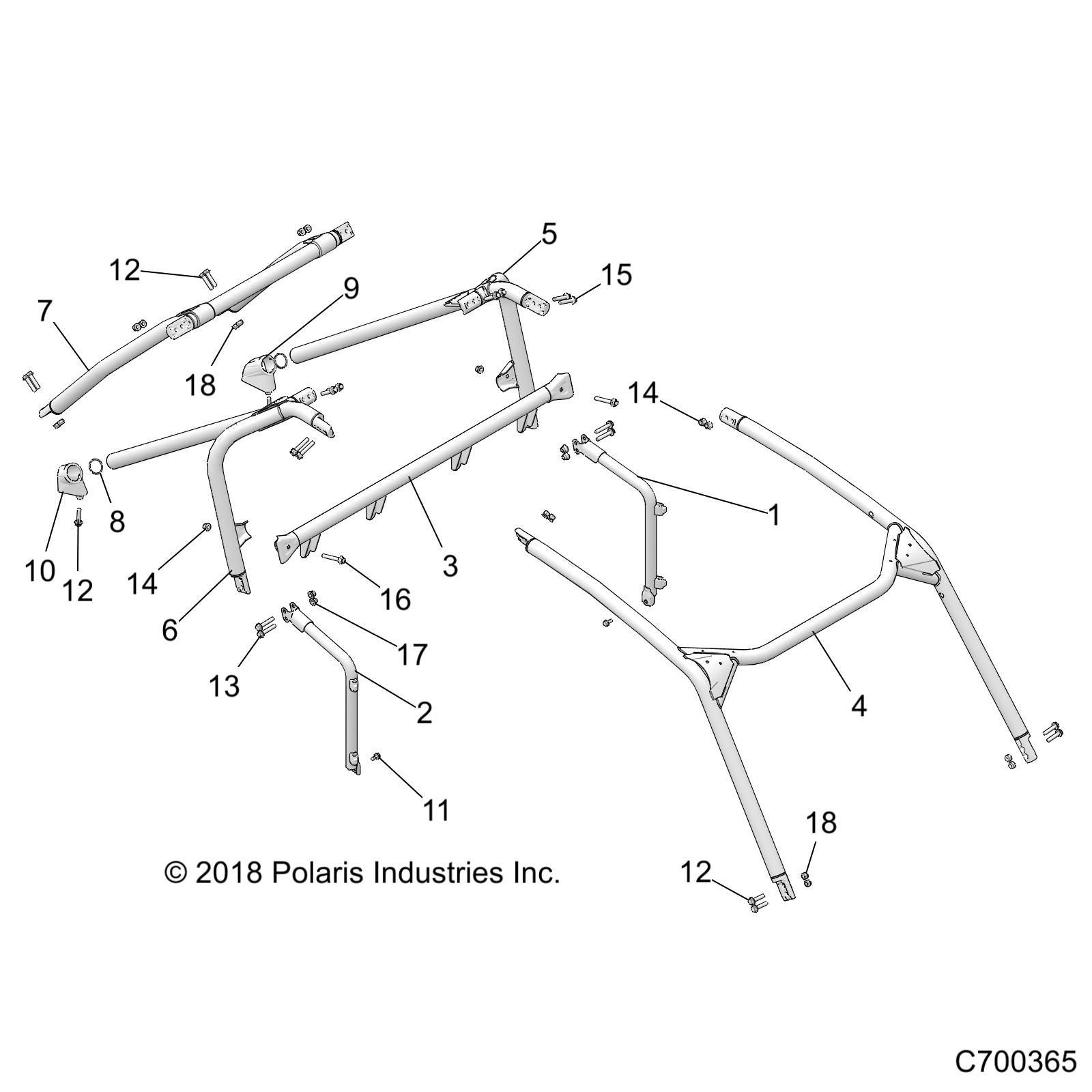 CHASSIS, CAB FRAME - Z20PAL92AG/AP/BG/BP/LG/G92AG/AP/LG (C700365)