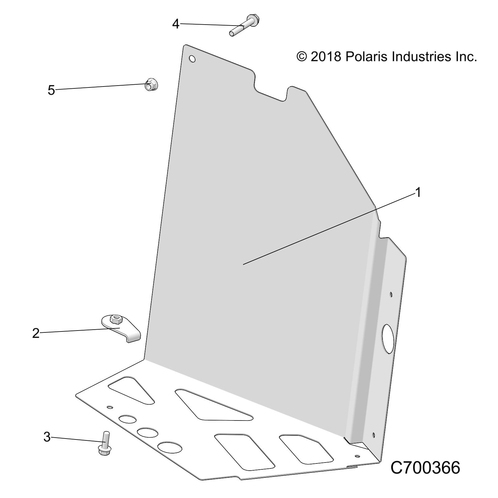 BODY, MUD COVER REAR - R22RRE99DP (C700366)