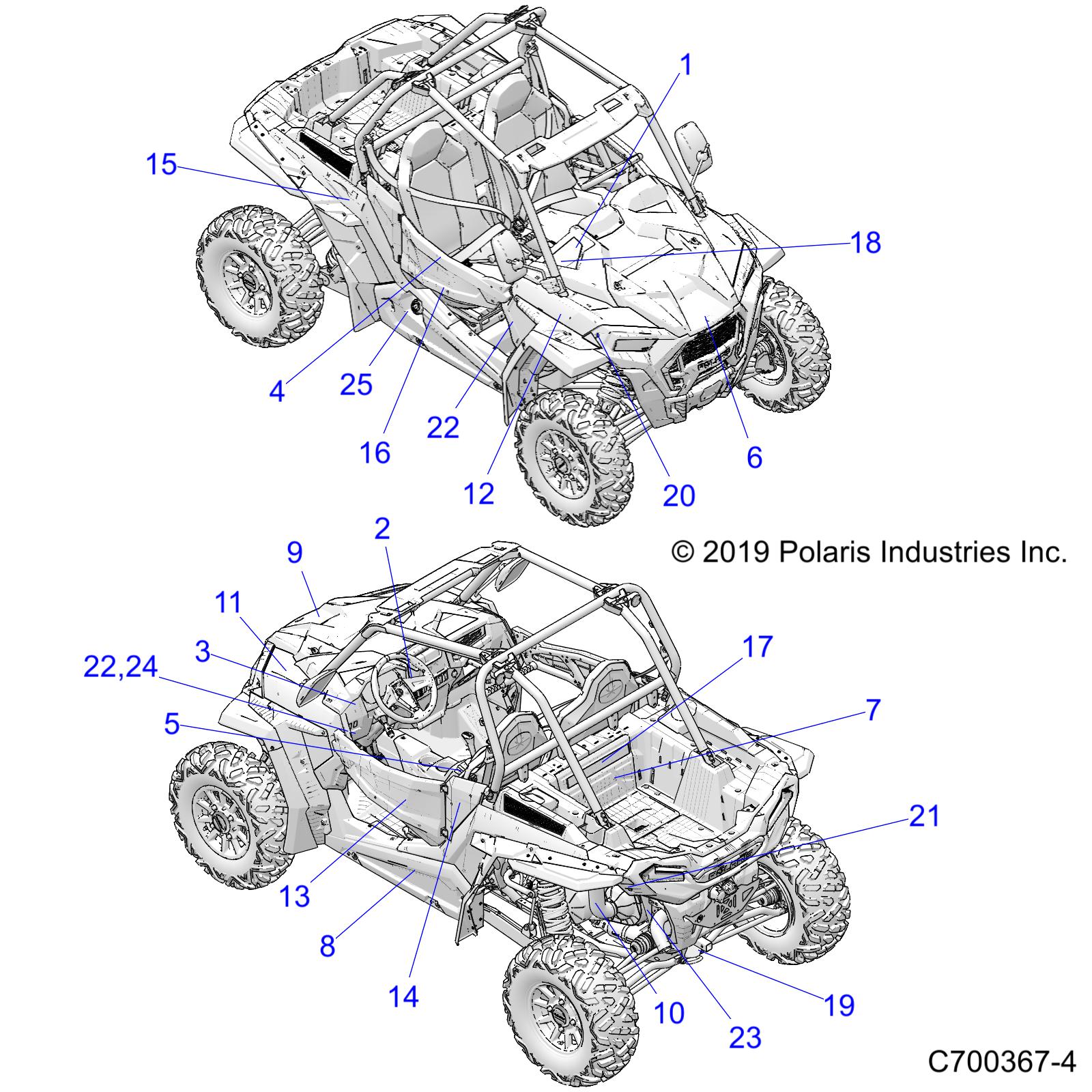 BODY, DECALS - Z20NAE99FC/E99NC/S99CC/S99FC (C700367-4)