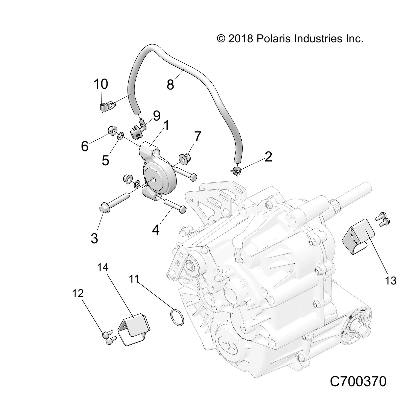 DRIVE TRAIN, MAIN GEARCASE MOUNTING - R19RRP99CC/FC (C700370)