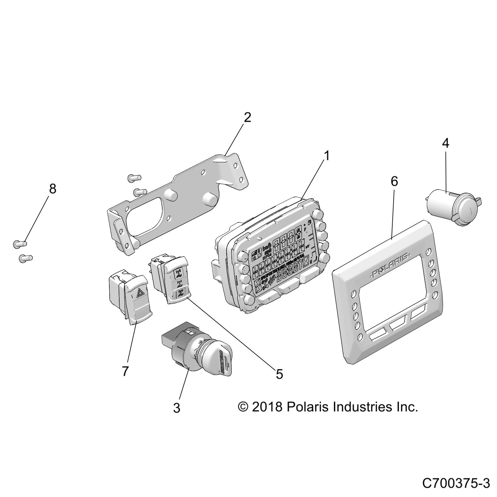 ELECTRICAL, DASH INSTRUMENTS AND CONTROLS - Z20ASS99C2/CH (C700375-3)