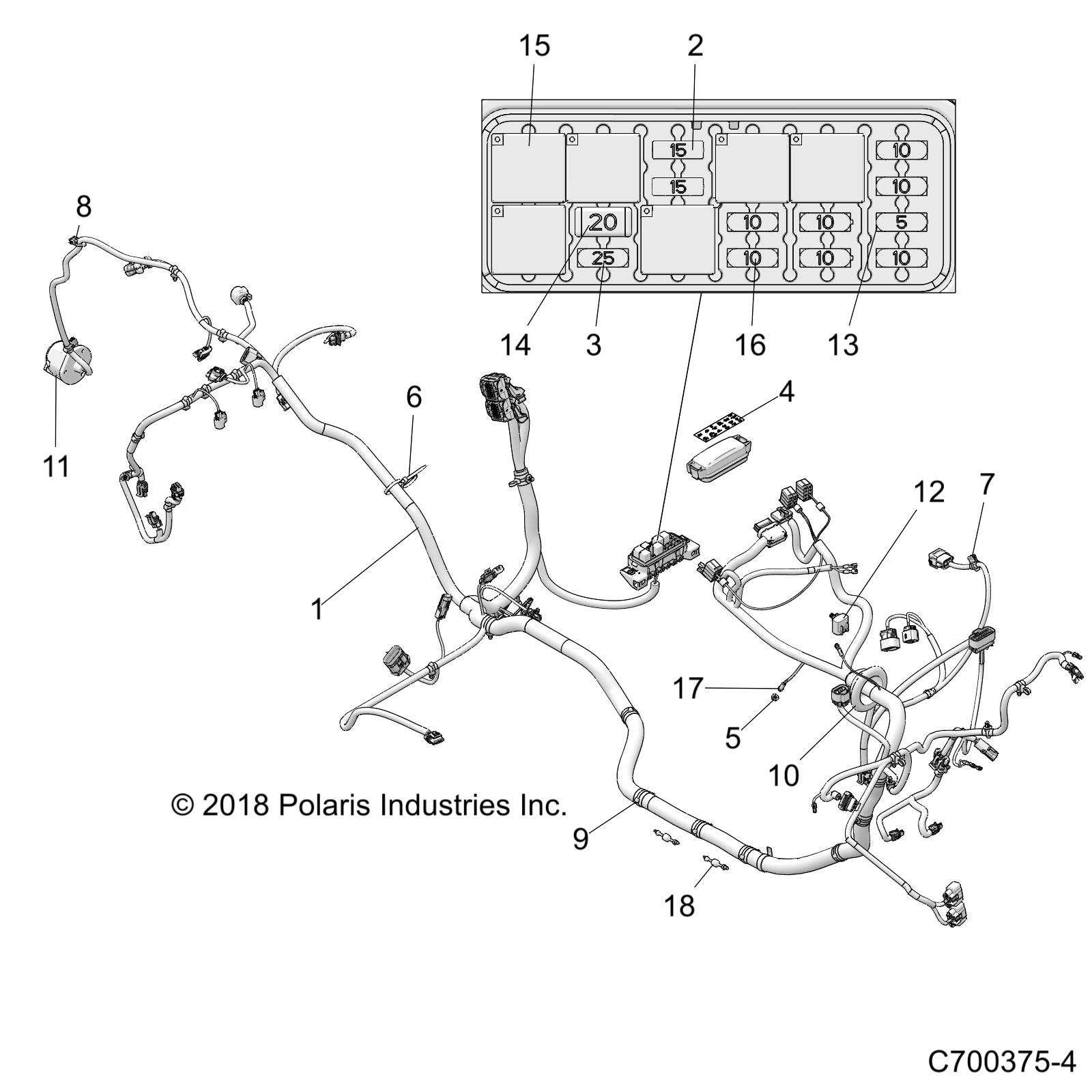 ELECTRICAL, WIRE HARNESS - Z20ASS99C2/CH/FH (C700375-4)