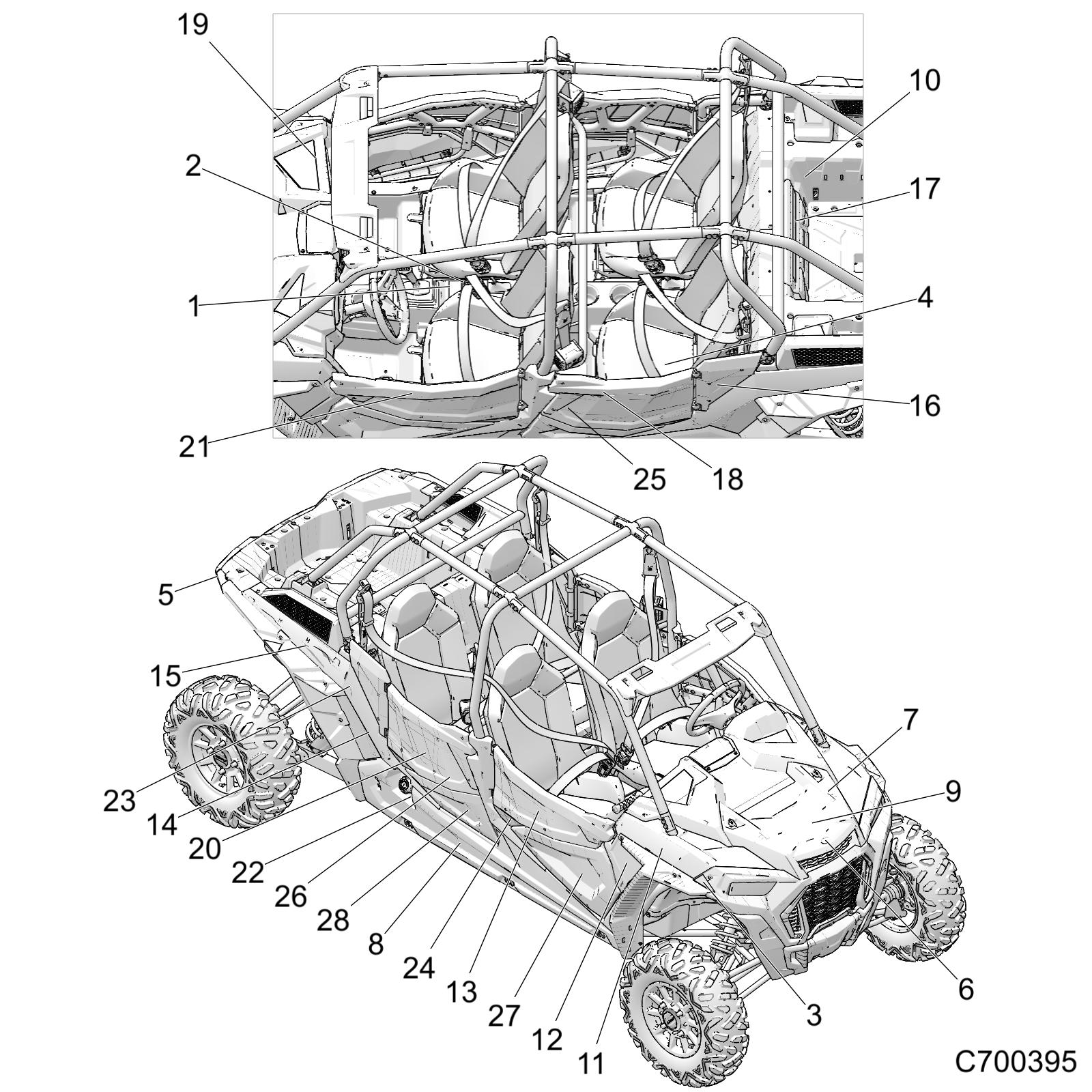 BODY, DECALS - Z19VFE92AC/BC/AD/BD/AM/BM/LAG/BG (C700395)