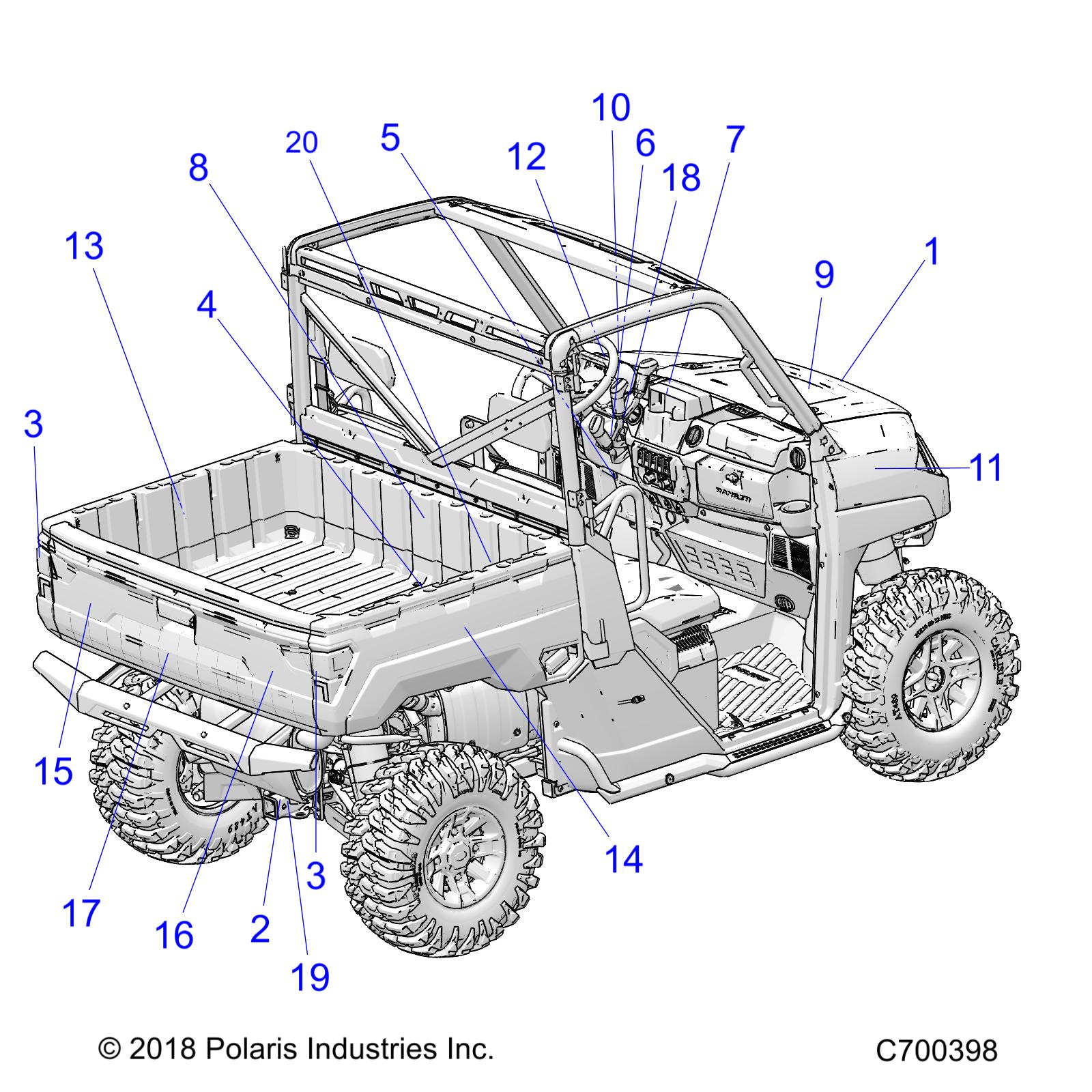 BODY, DECALS - R20RRED4J1 (C700398)