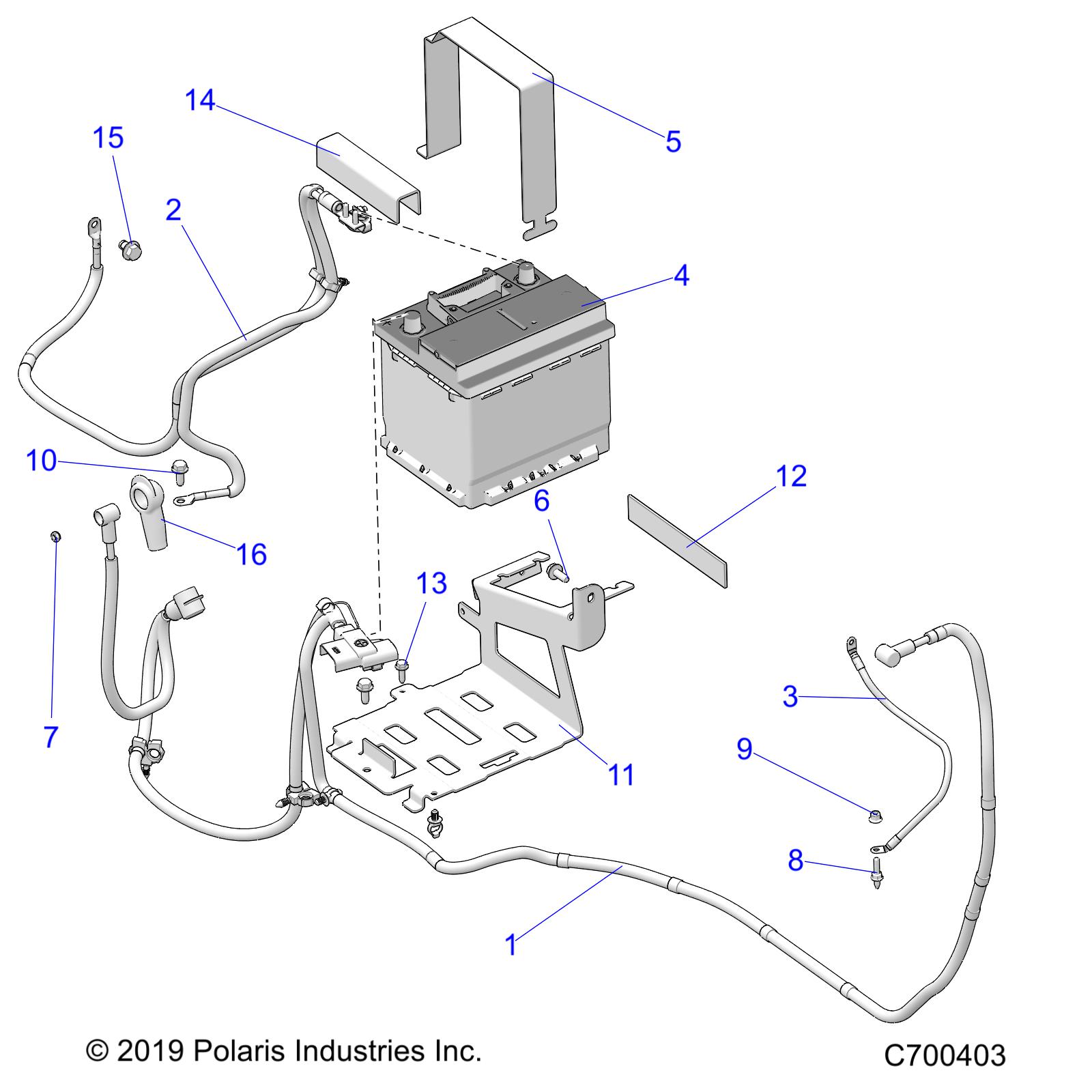 ELECTRICAL, BATTERY - R19RRED4F1/N1/J1/SD4C1 (C700403)