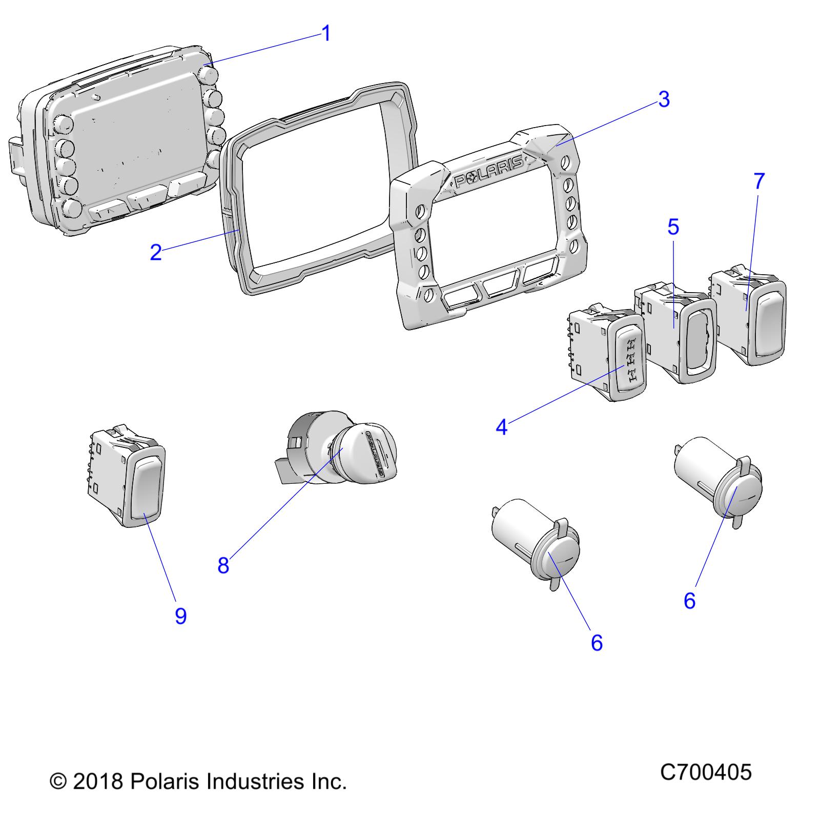 ELECTRICAL, DASH INSTUMENTS - R21RRED4JA (C700405)