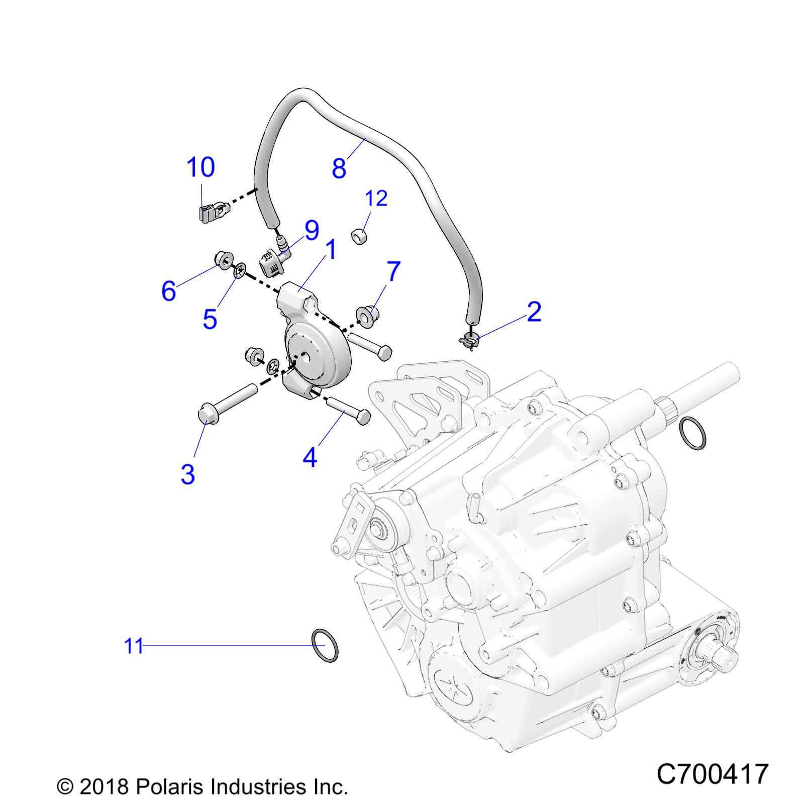 DRIVE TRAIN, MAIN GEARCASE MOUNTING - R21RRED4FA/NA/SCA (C700417)