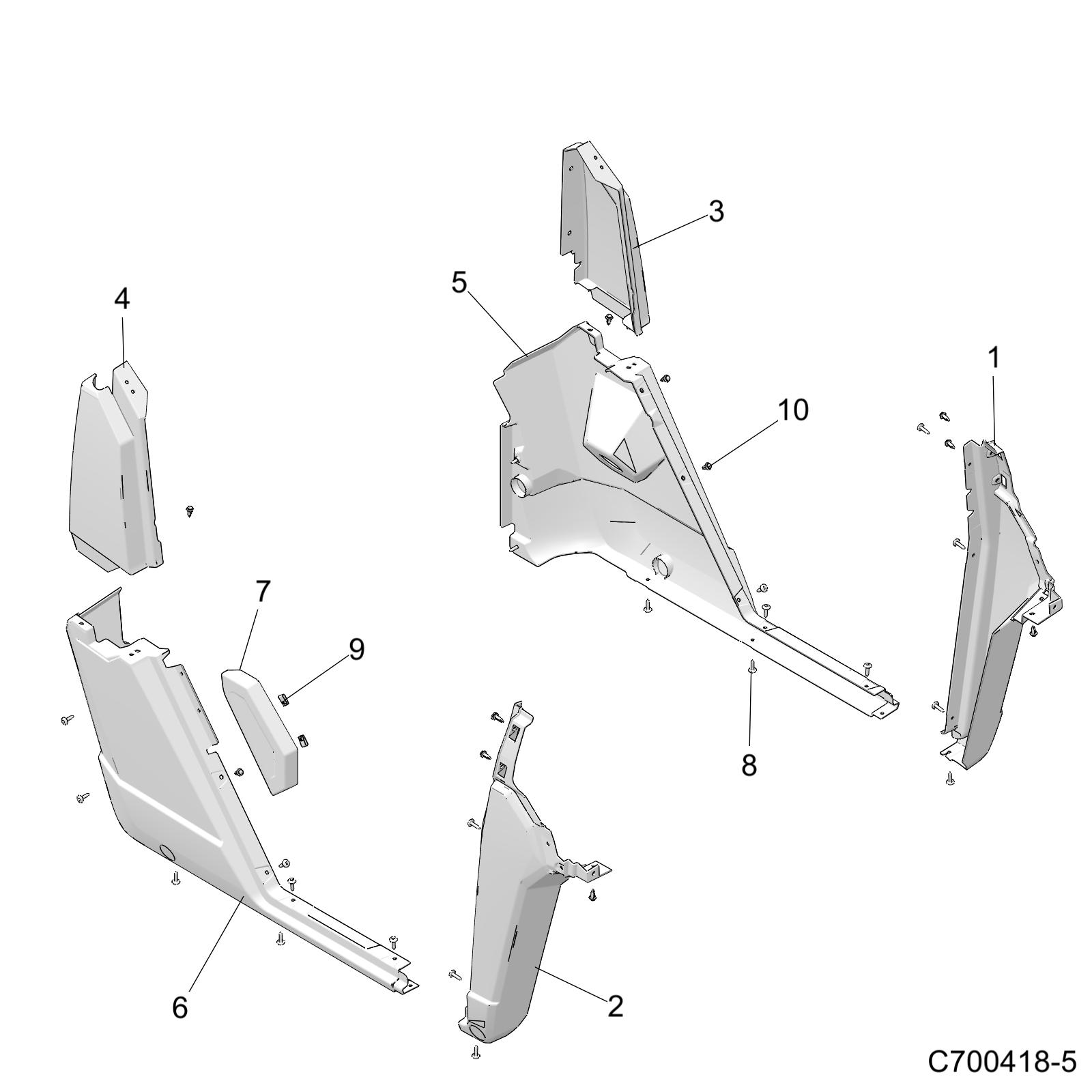 BODY, ROCKER PANELS - D21BBP99A4/B4/FP99A4 (C700418-5)