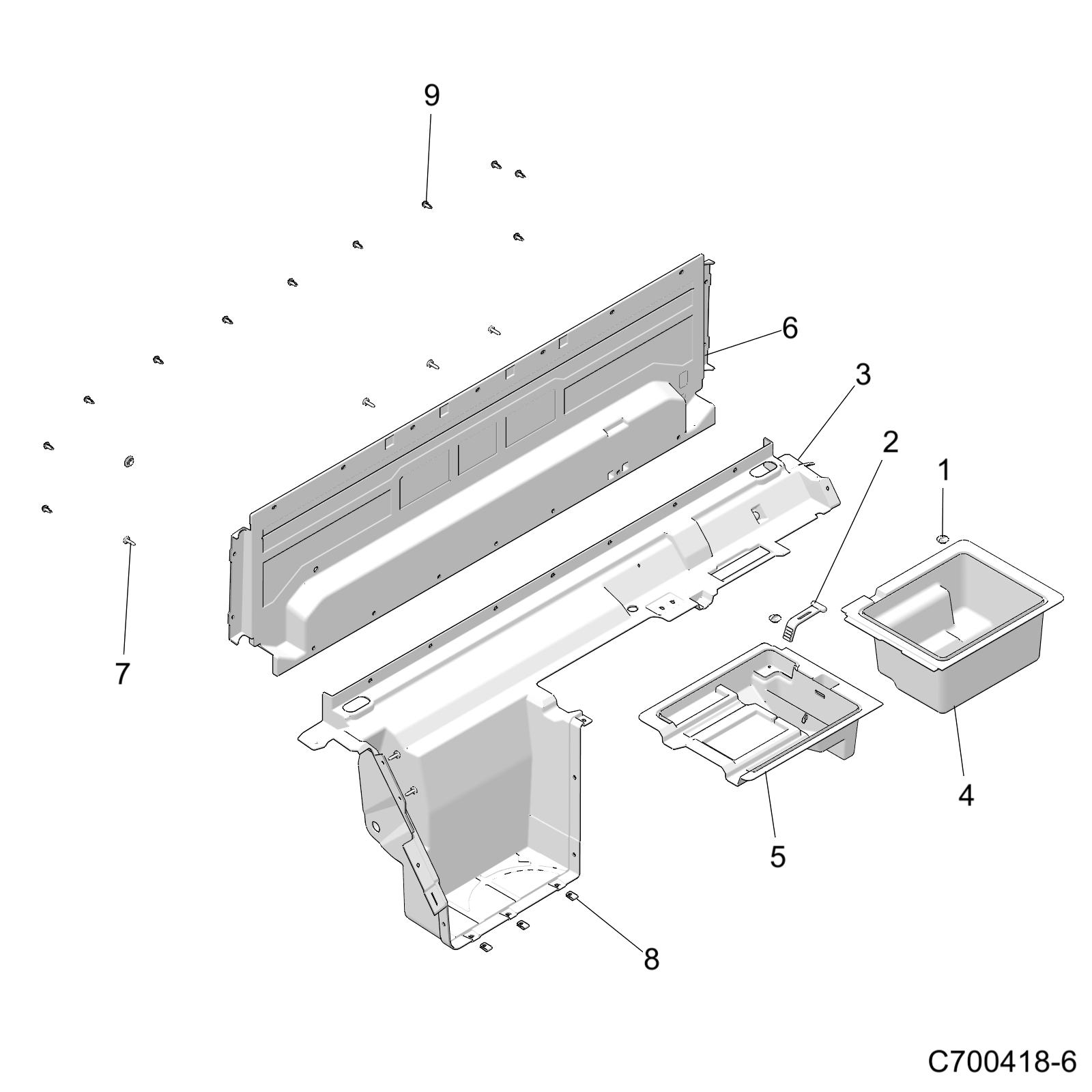 BODY, STORAGE AND CLOSE OFF - D19BBPD4B4/BAPD4B4 (C700418-6)