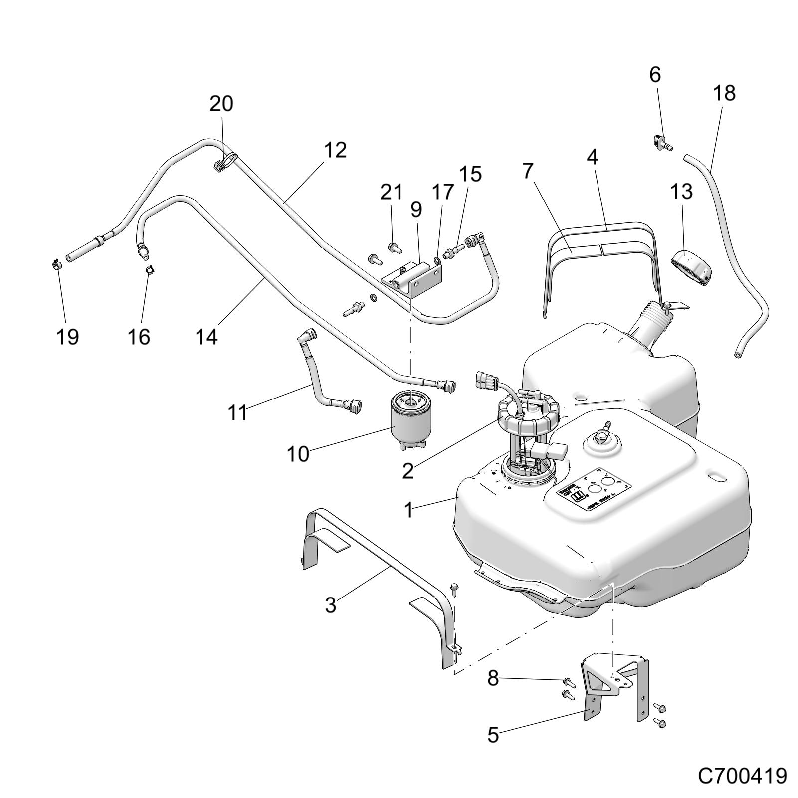 BODY, FUEL TANK - D19BEPD4B4 (C700419)