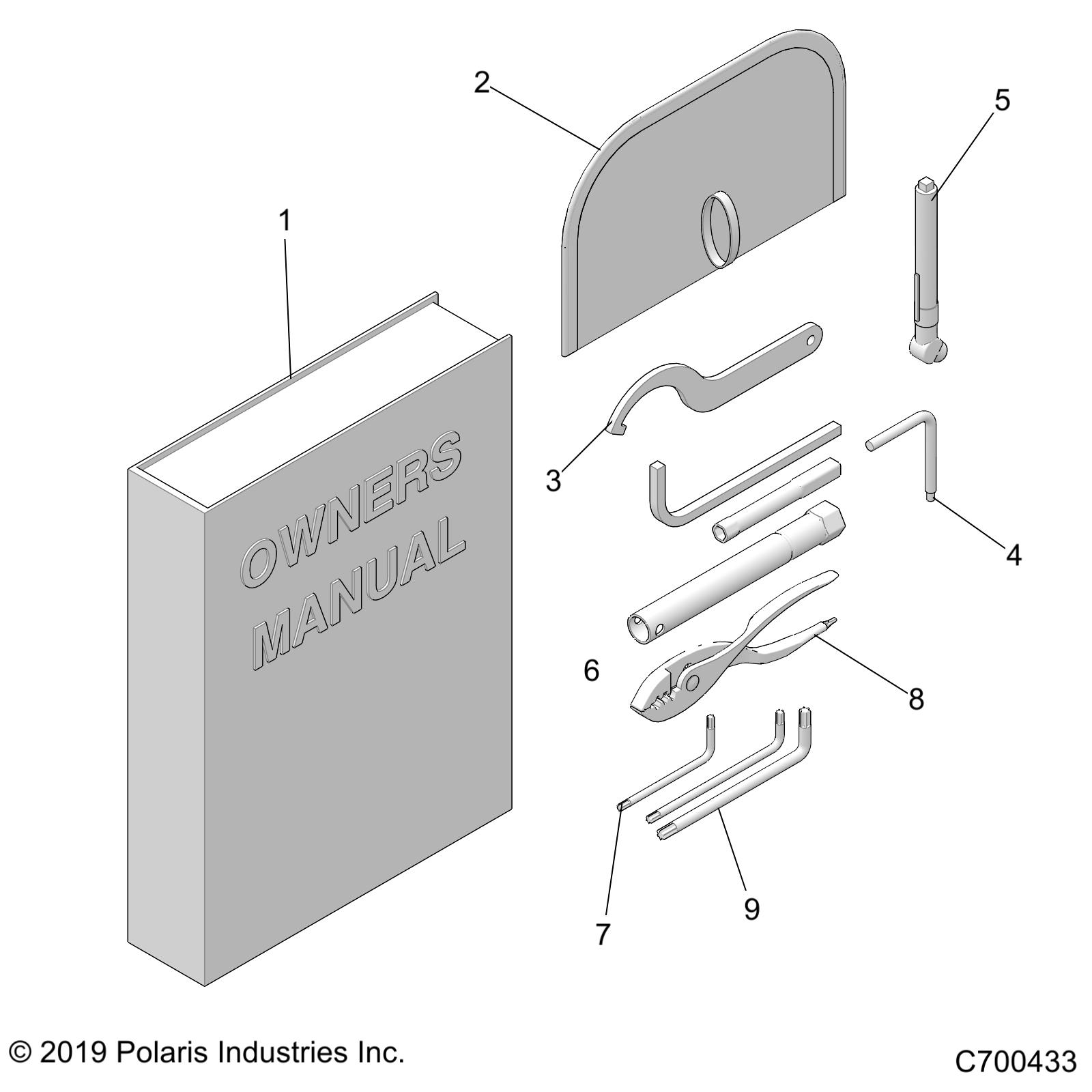 REFERENCES, OWNERS MANUALS AND TOOLS - D19BEPD4B4 (C700433)