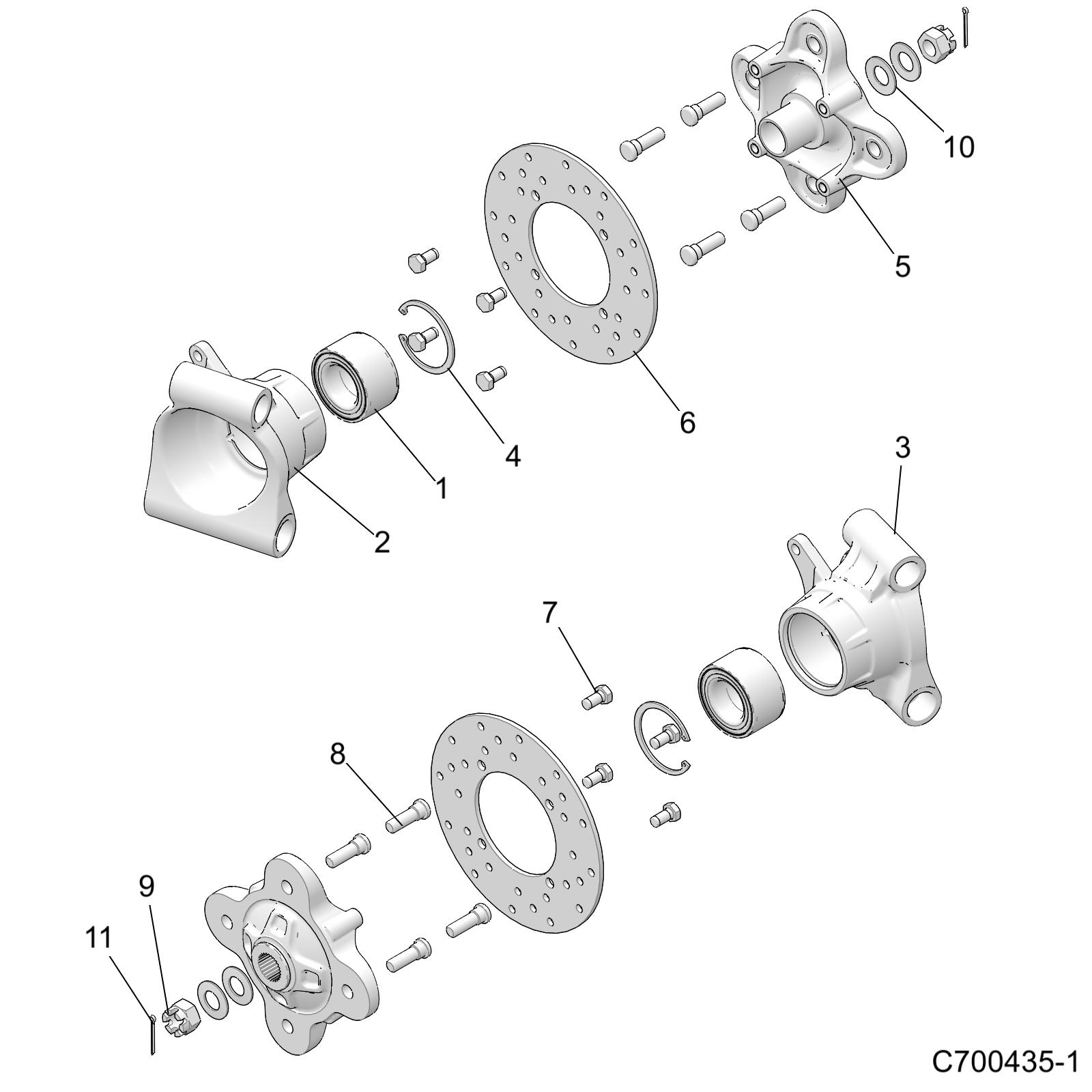 SUSPENSION, REAR CARRIER - D20BBP99A4/B4/FP99A4 (C700435-1)