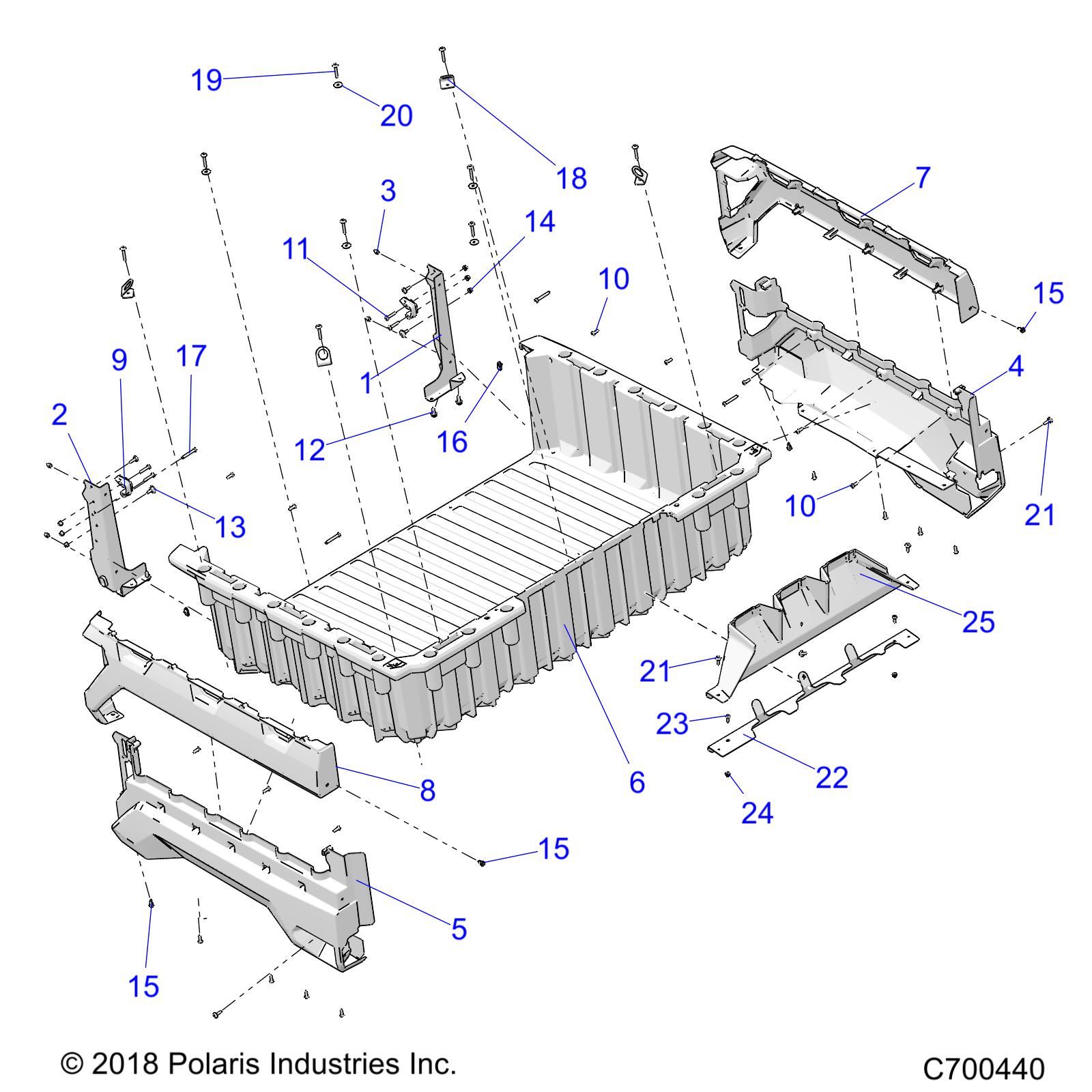 BODY, BOX - R19RRB99A9/B9  (C700440)