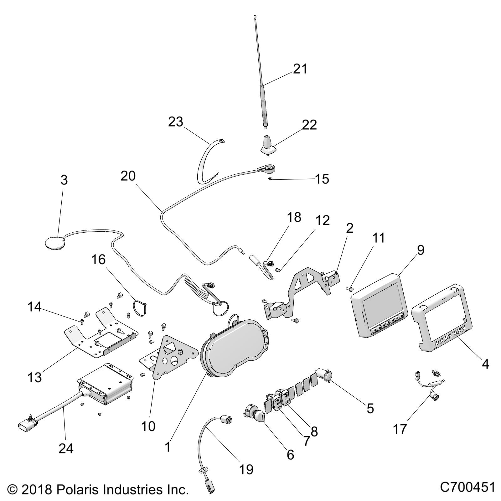 ELECTRICAL, DASH INSTRUMENTS AND CONTROLS - Z20NAK99AF/AK/BF/BK (C700451)