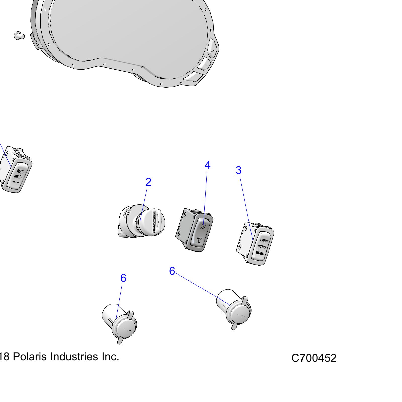 ELECTRICAL, DASH INSTUMENTS - R19RSB99A9/B9 (C700452)