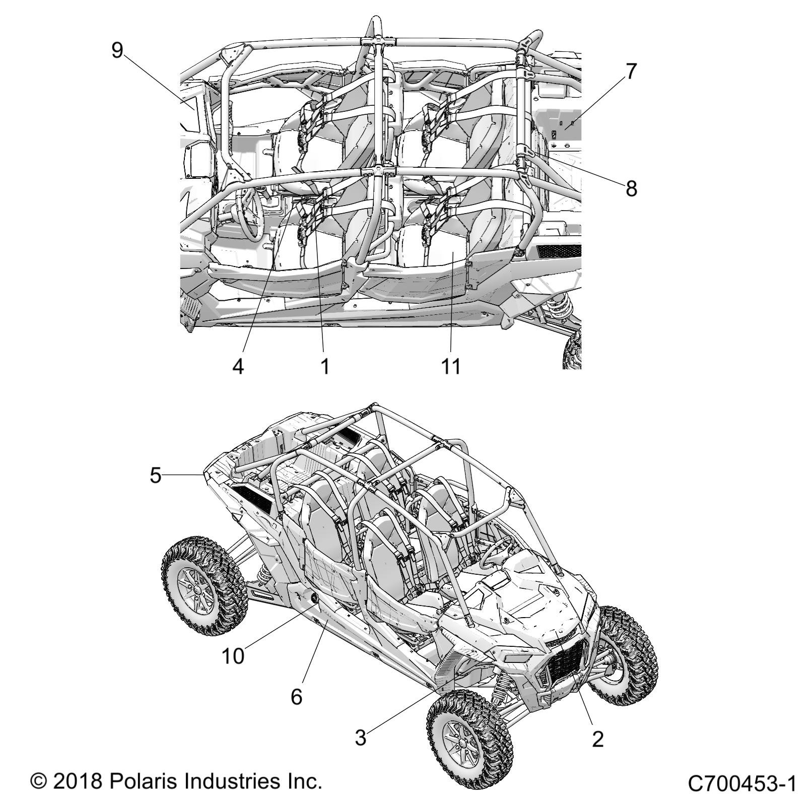 BODY, DECALS COMMON - Z19VPE92AM/BM (C700453-1)