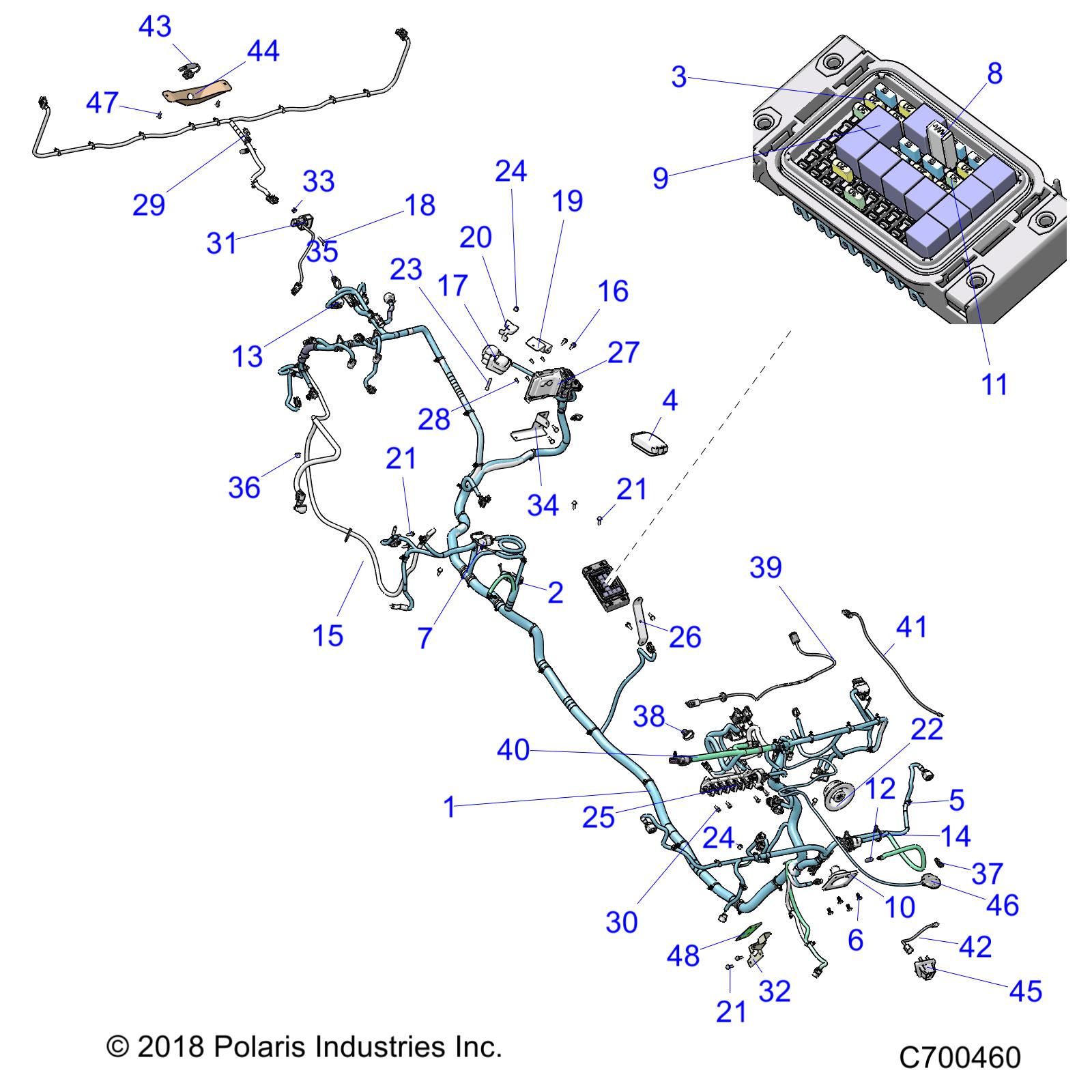 ELECTRICAL, WIRE HARNESS - R19RSW99AS/A9/AD/BS/B9/BD (C700460)