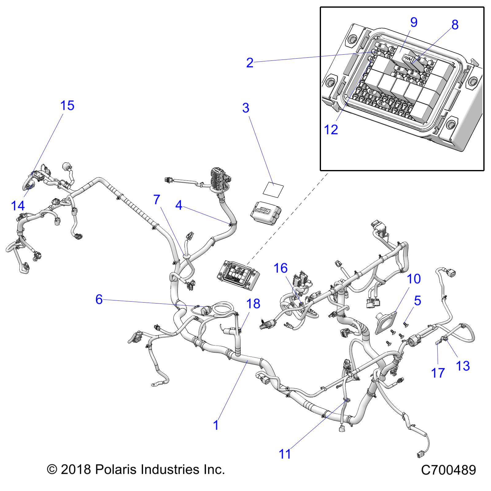 ELECTRICAL, WIRE HARNESS - R19RRU99A/B (C700489)